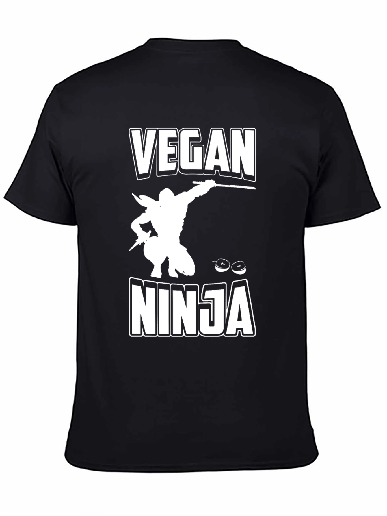 Vegan Ninja Graphic T-Shirt - Cool & Comfortable
