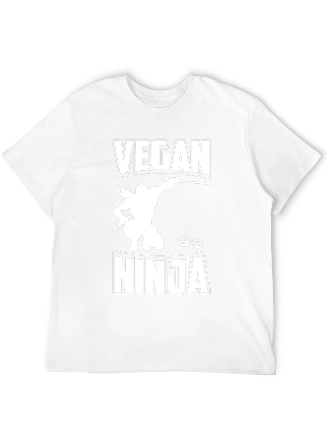 Vegan Ninja Graphic T-Shirt - Cool & Comfortable