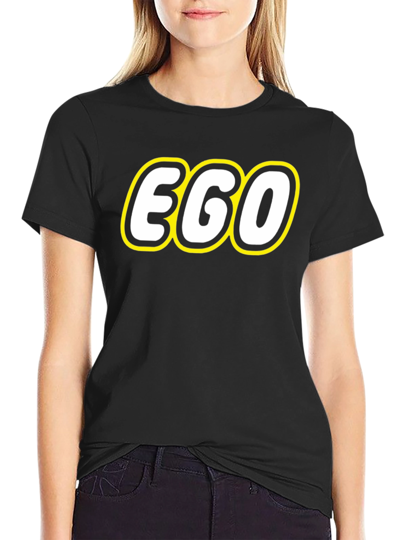 EGO T-Shirt -  Black Cotton Tee