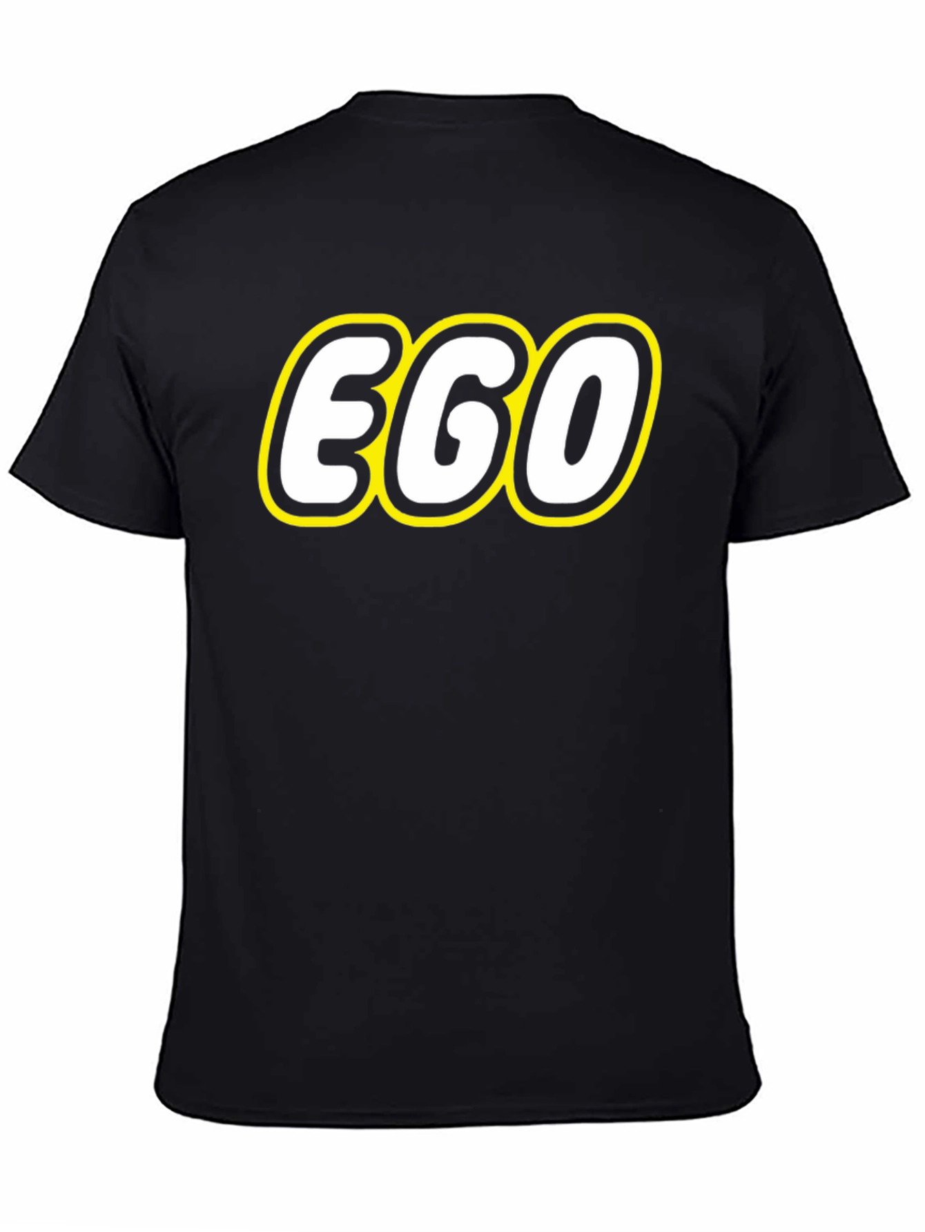 EGO T-Shirt -  Black Cotton Tee