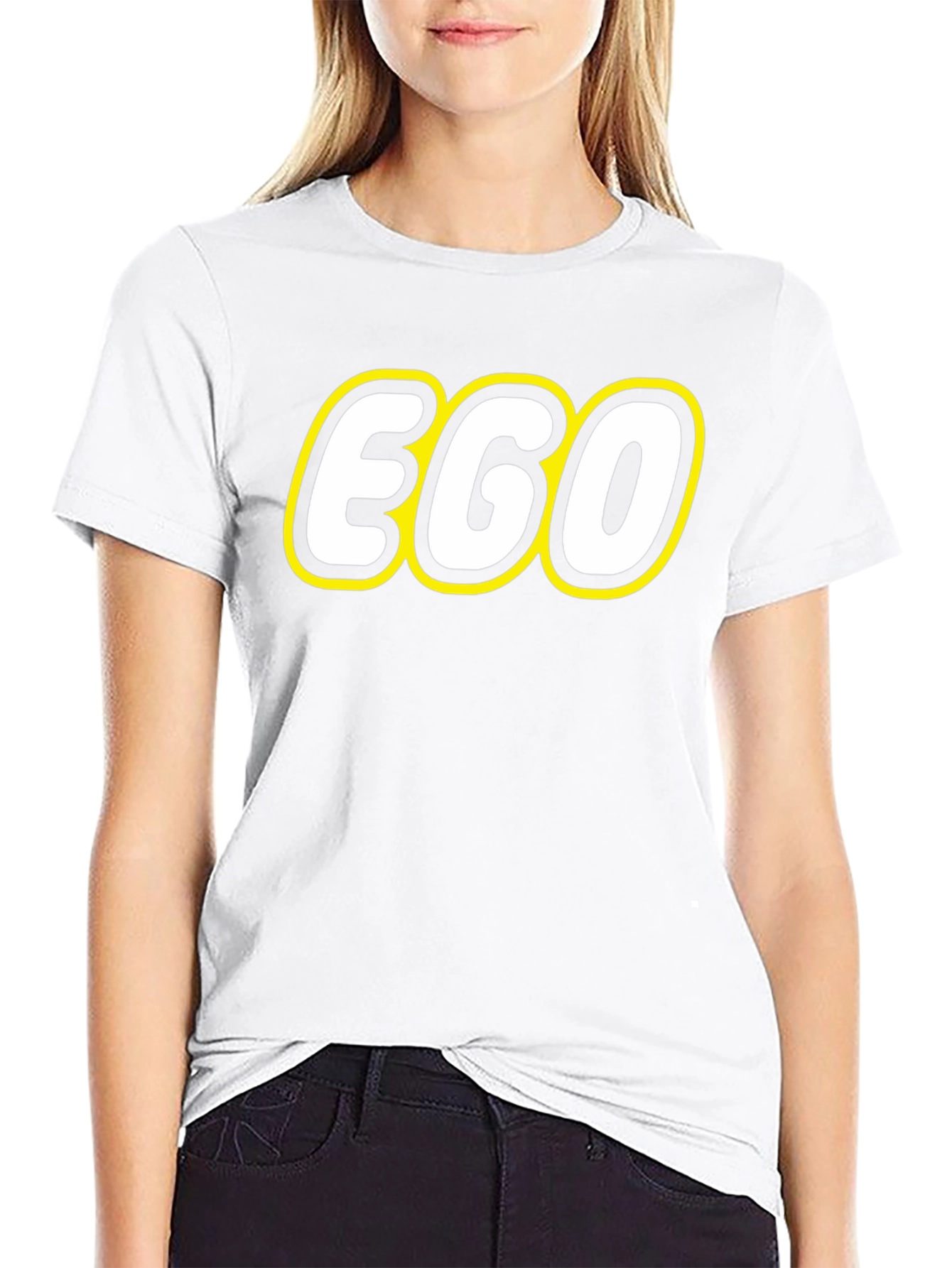 EGO T-Shirt -  Black Cotton Tee