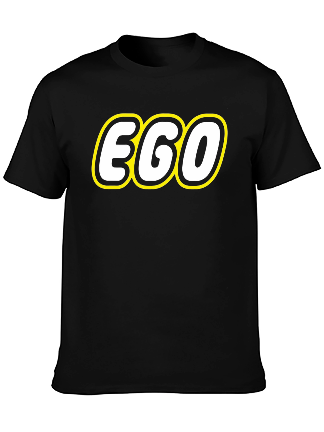 EGO T-Shirt -  Black Cotton Tee
