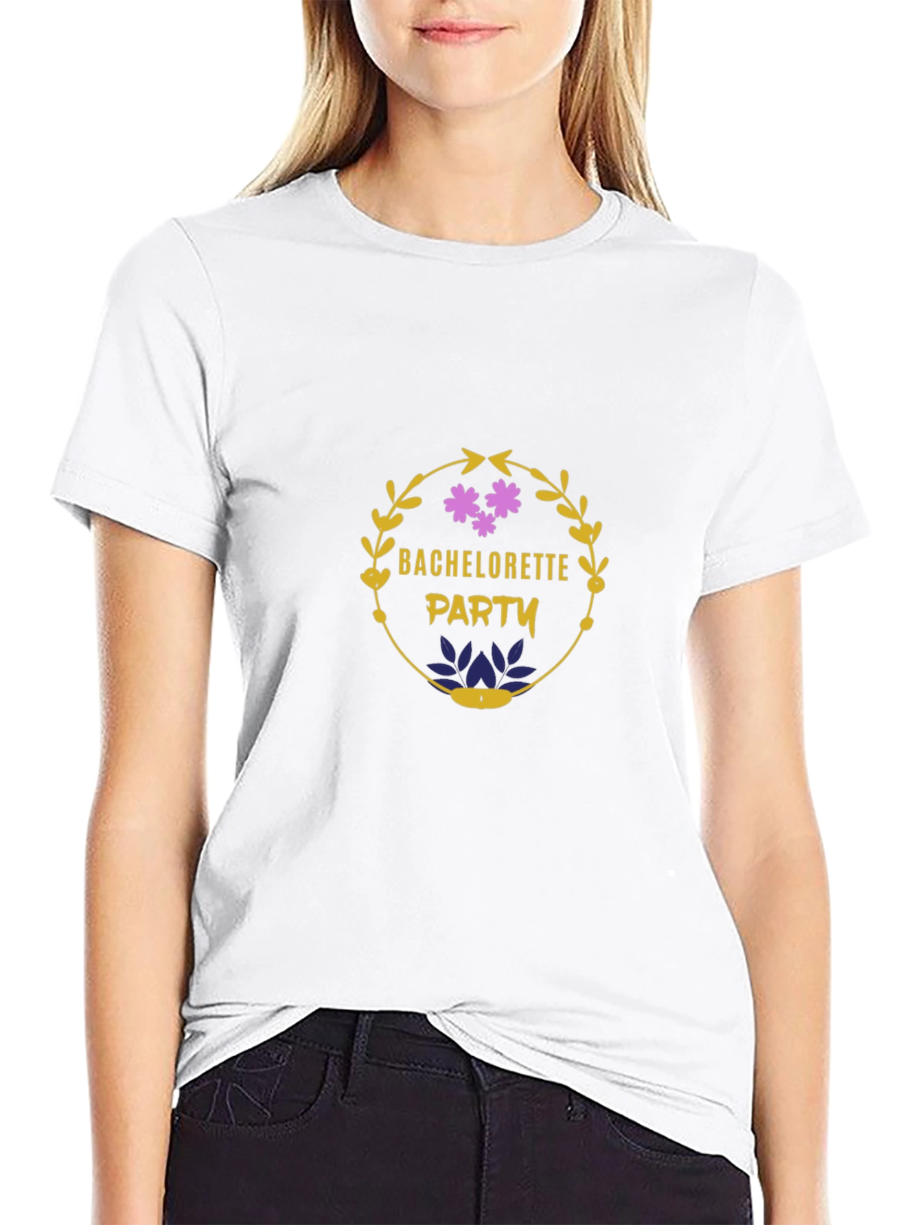 Bachelorette Party Graphic Tee - Black