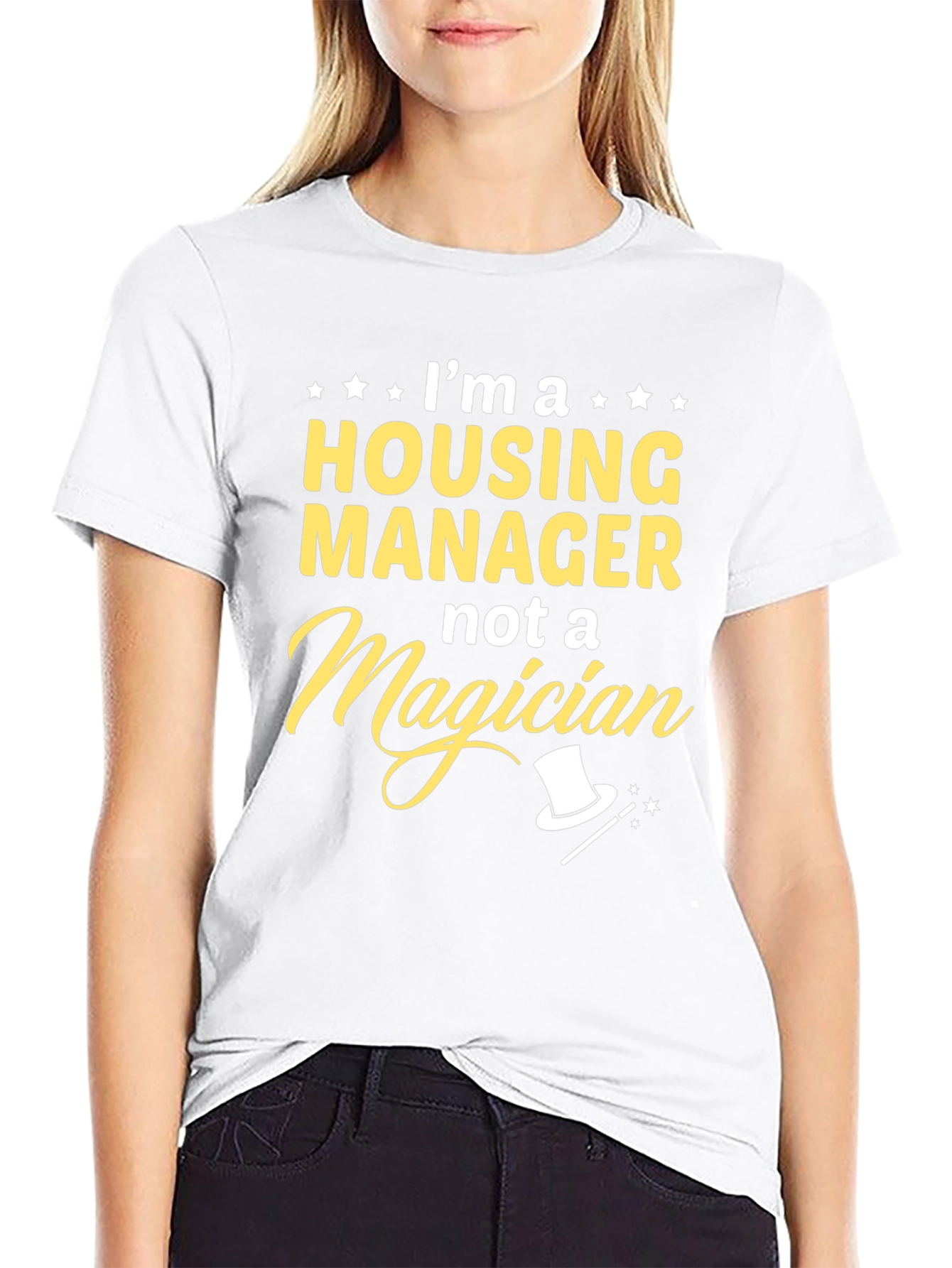 Housing Manager Not a Magician Graphic Tee