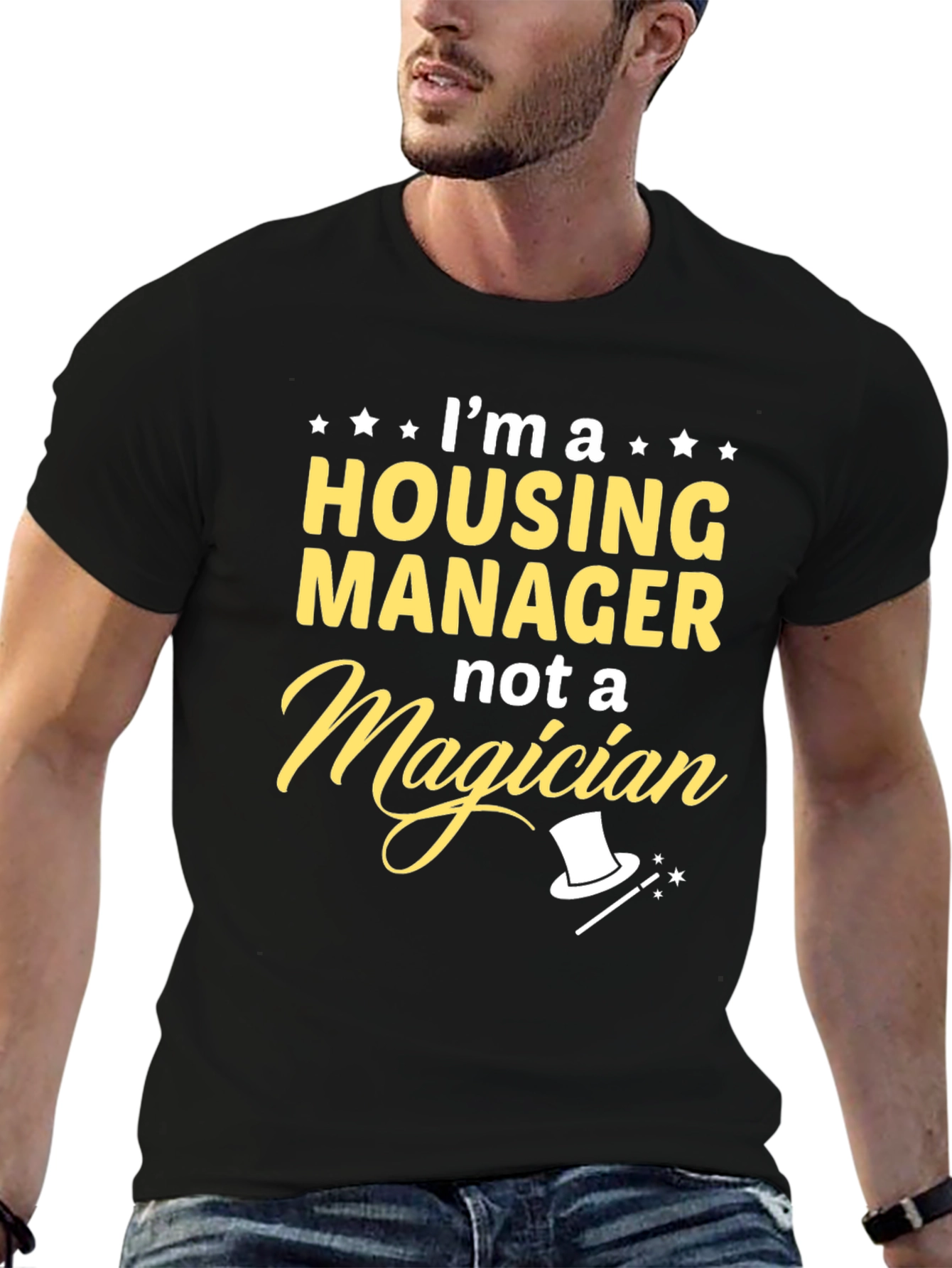 Housing Manager Not a Magician Graphic Tee
