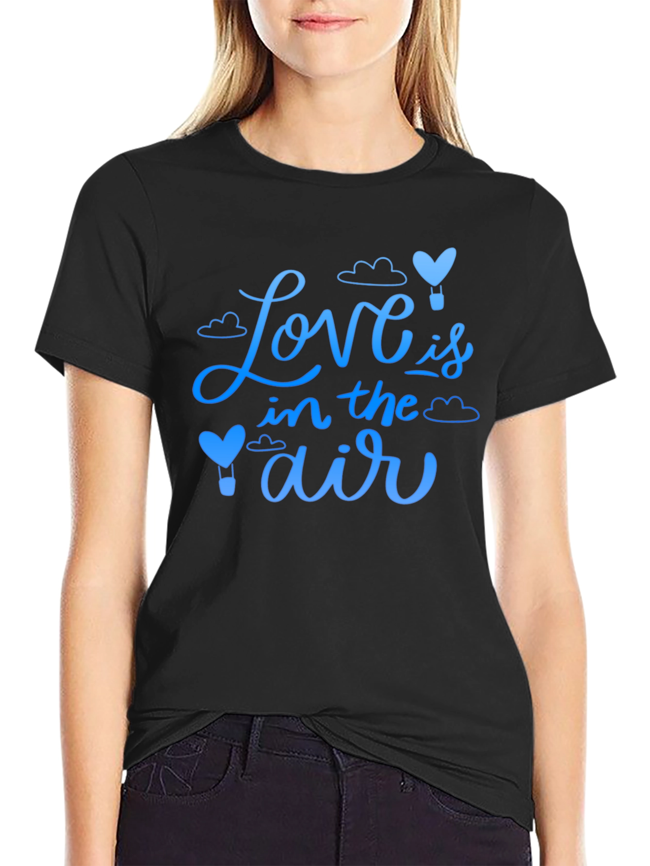 Love is in the Air T-Shirt Black