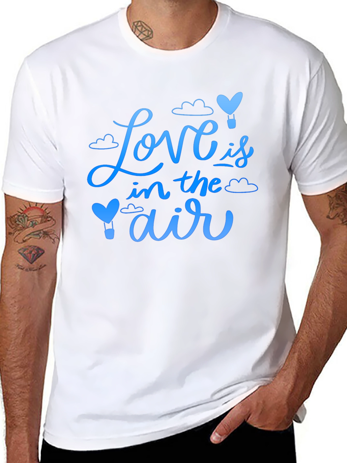 Love is in the Air T-Shirt Black