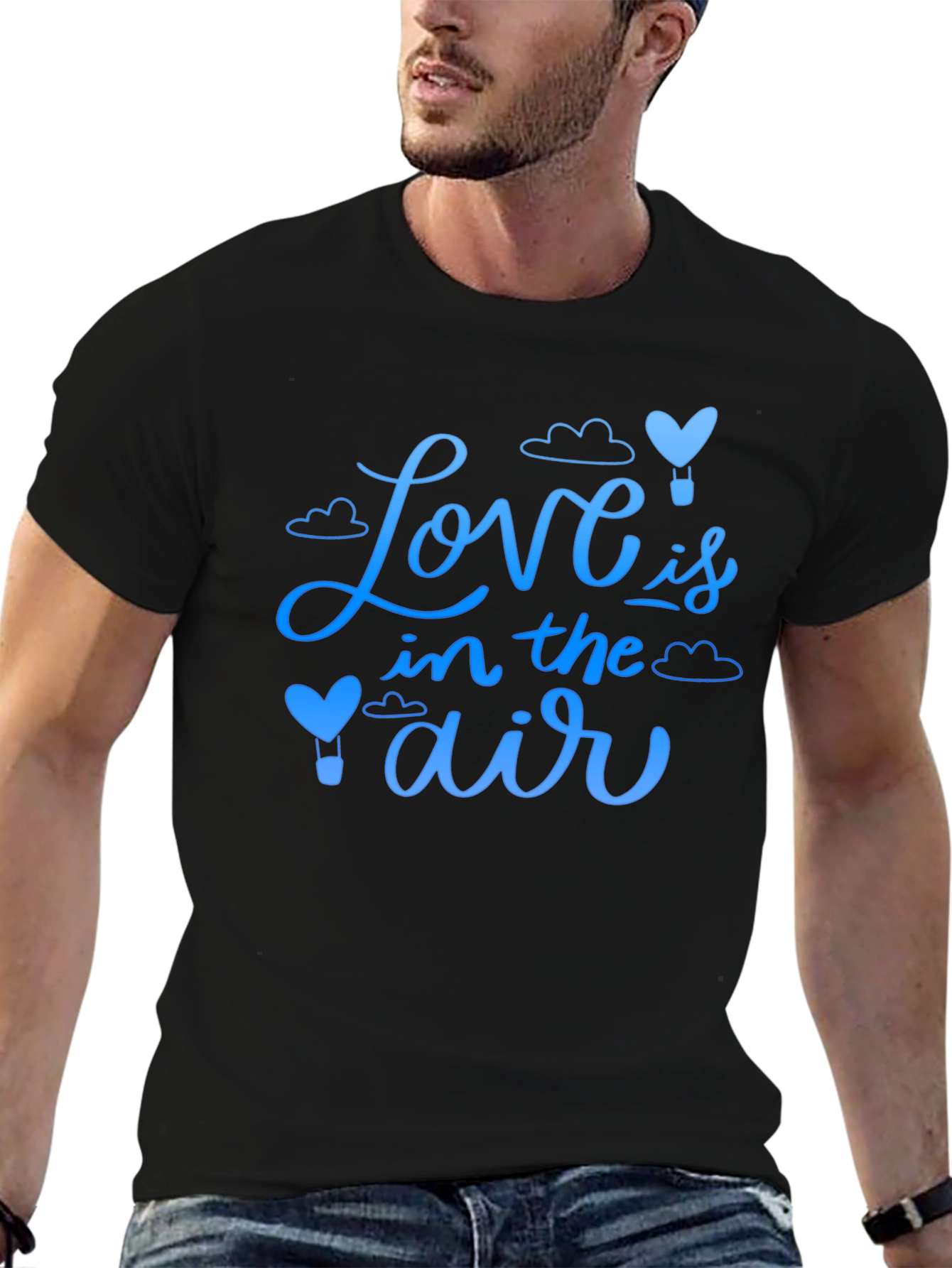 Love is in the Air T-Shirt Black