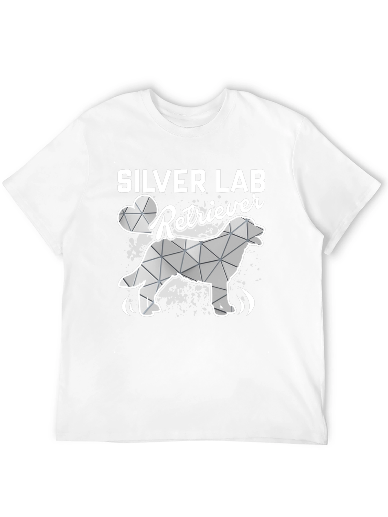 Silver Lab Retriever Graphic T-Shirt
