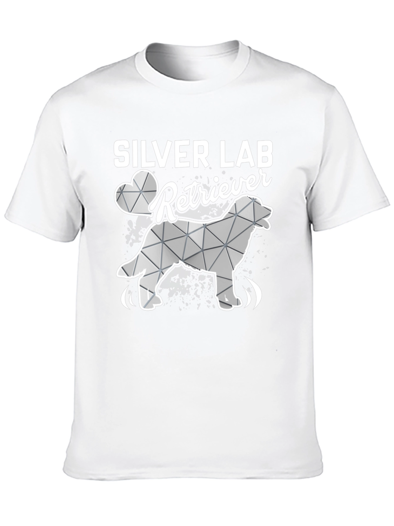 Silver Lab Retriever Graphic T-Shirt