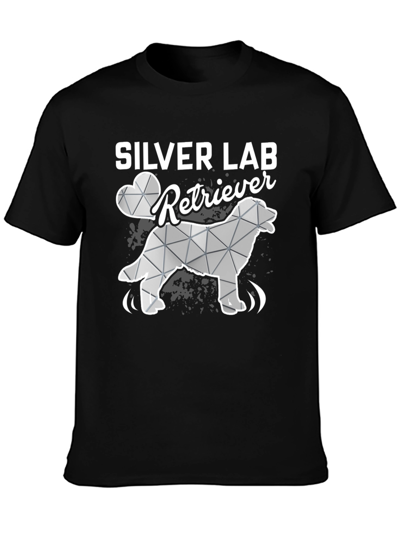 Silver Lab Retriever Graphic T-Shirt