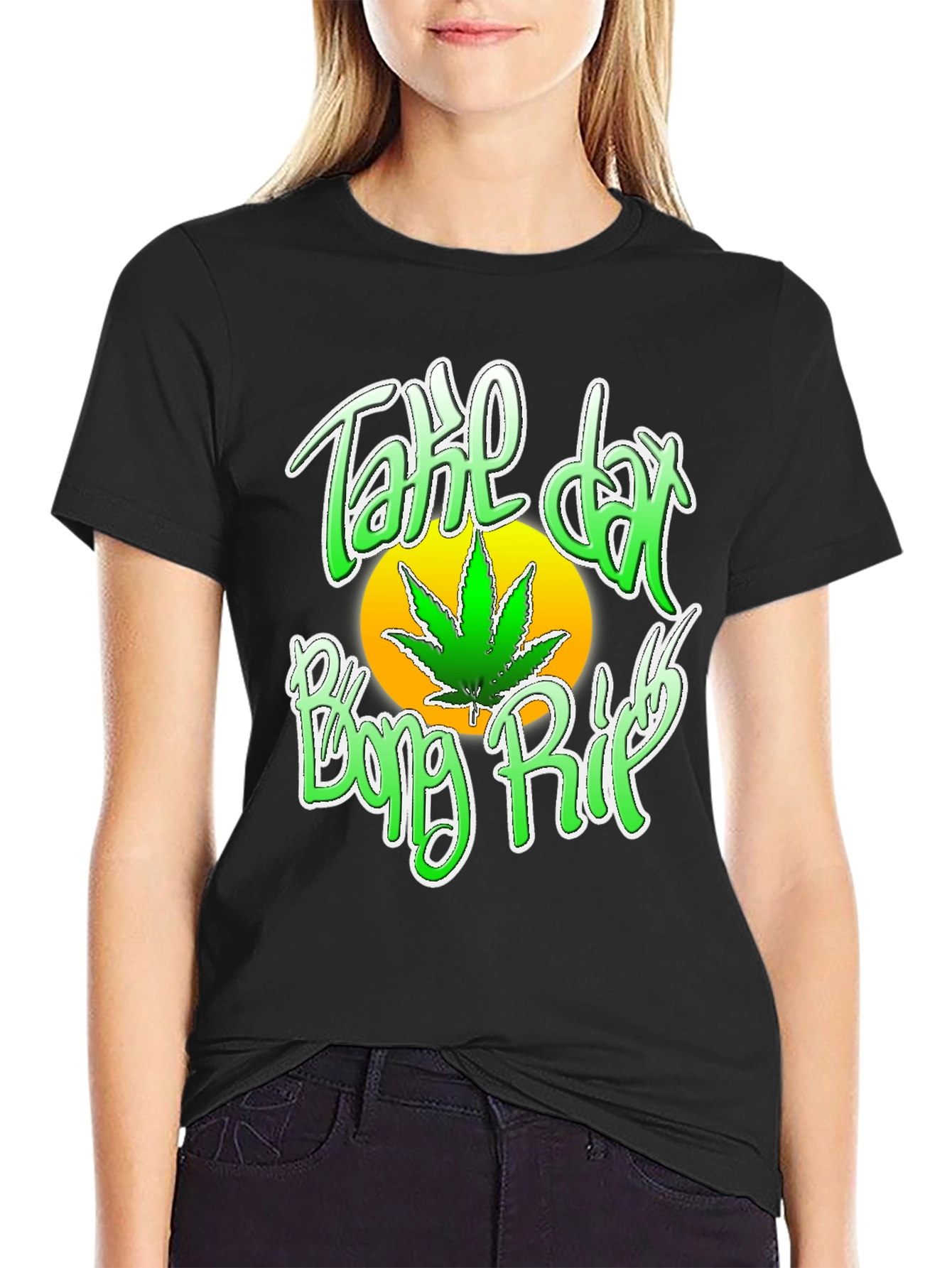 Take Dat Bong Rip T-Shirt - Weed Graphic Tee