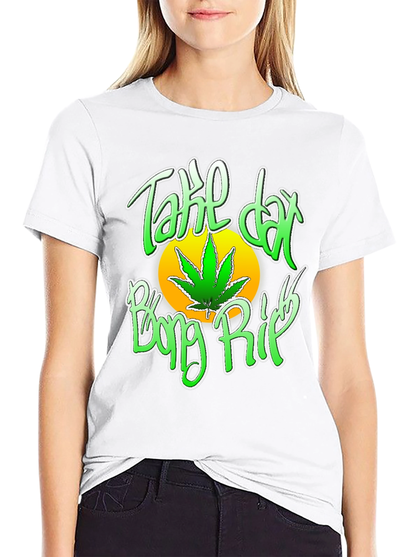 Take Dat Bong Rip T-Shirt - Weed Graphic Tee