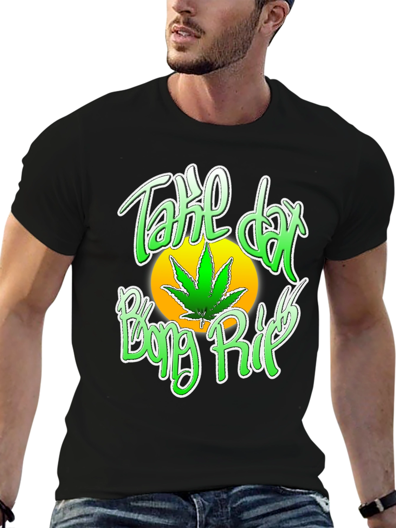 Take Dat Bong Rip T-Shirt - Weed Graphic Tee