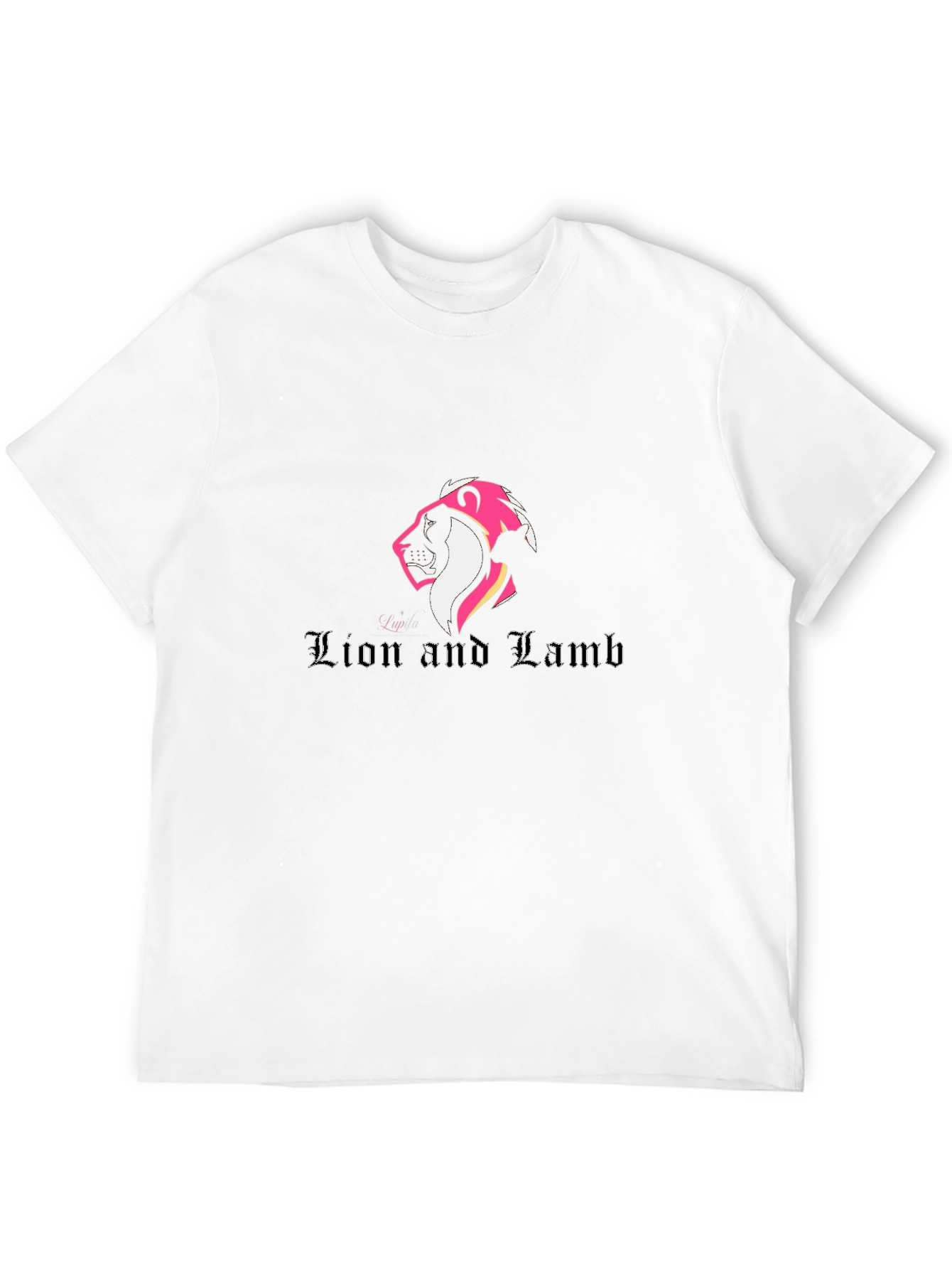 Lion and Lamb Graphic Black Tee