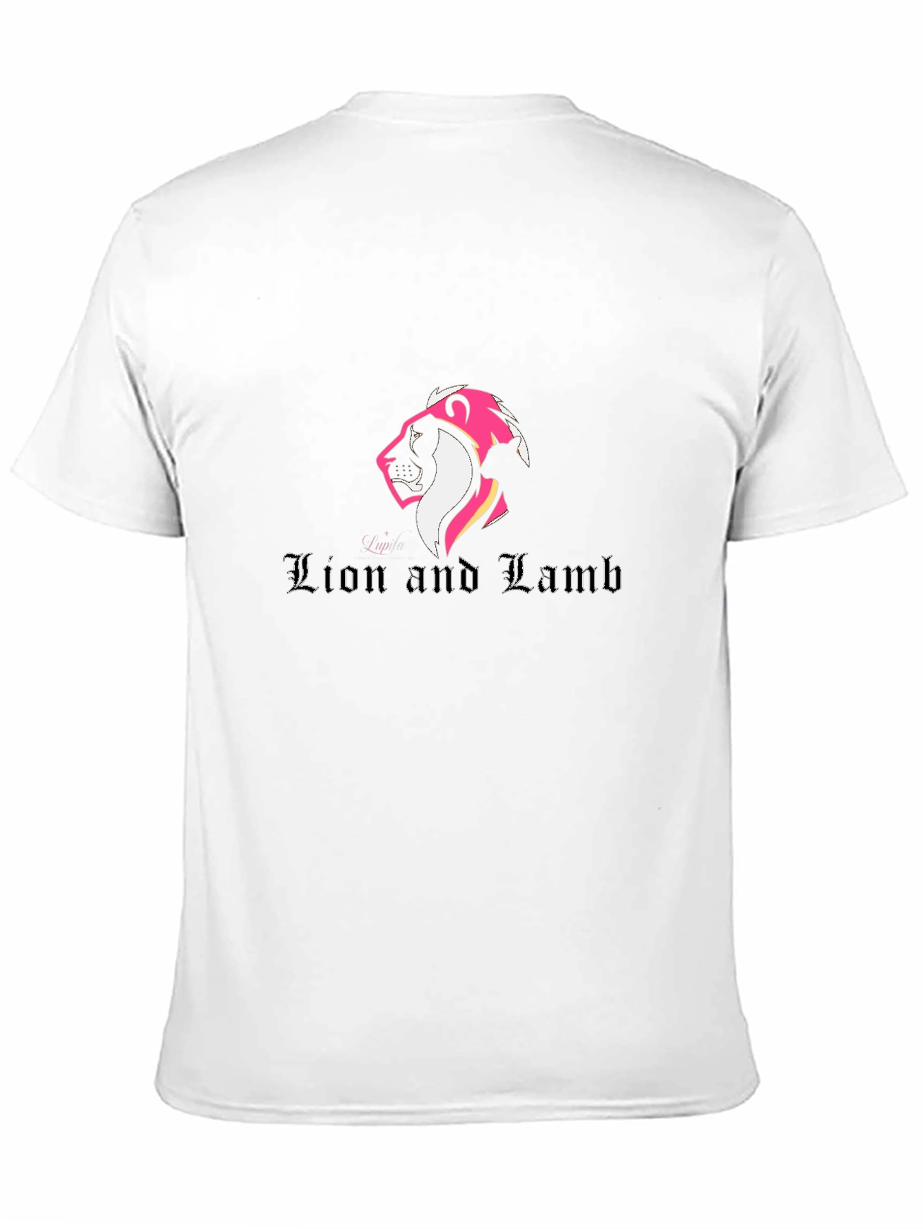 Lion and Lamb Graphic Black Tee