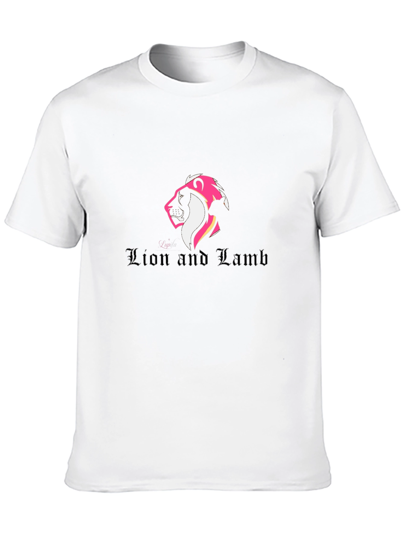 Lion and Lamb Graphic Black Tee