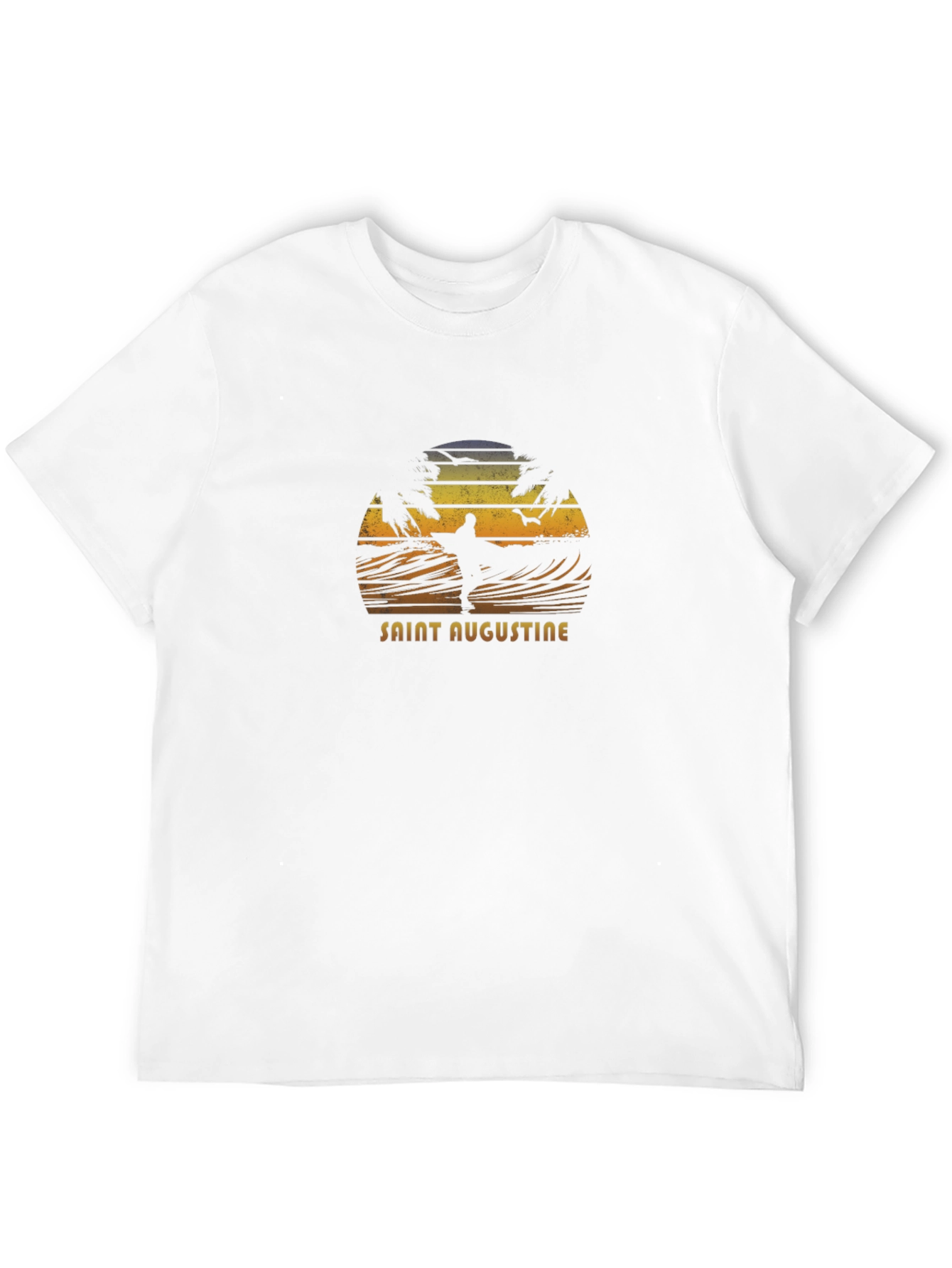 Saint Augustine Surfer Graphic T-Shirt