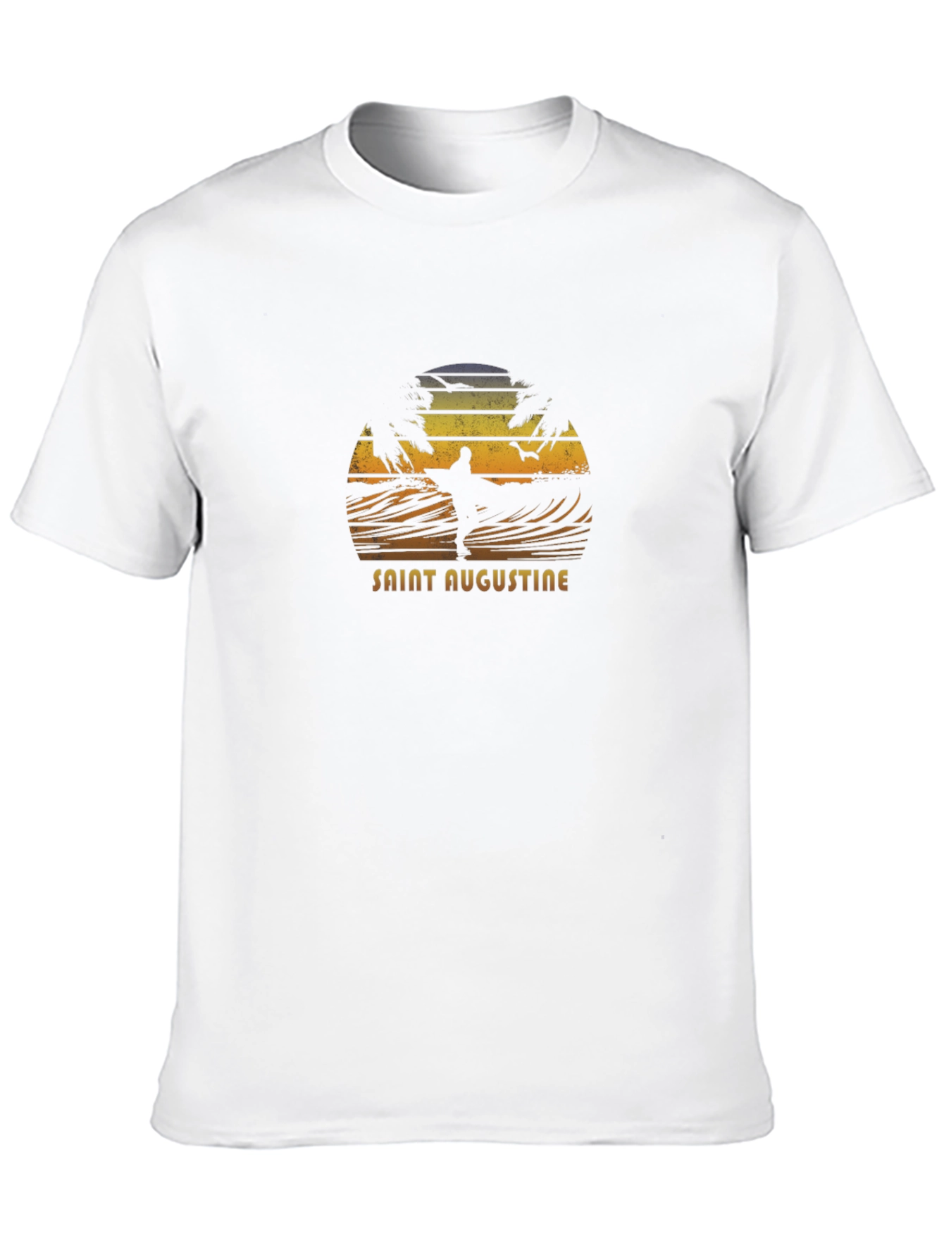 Saint Augustine Surfer Graphic T-Shirt
