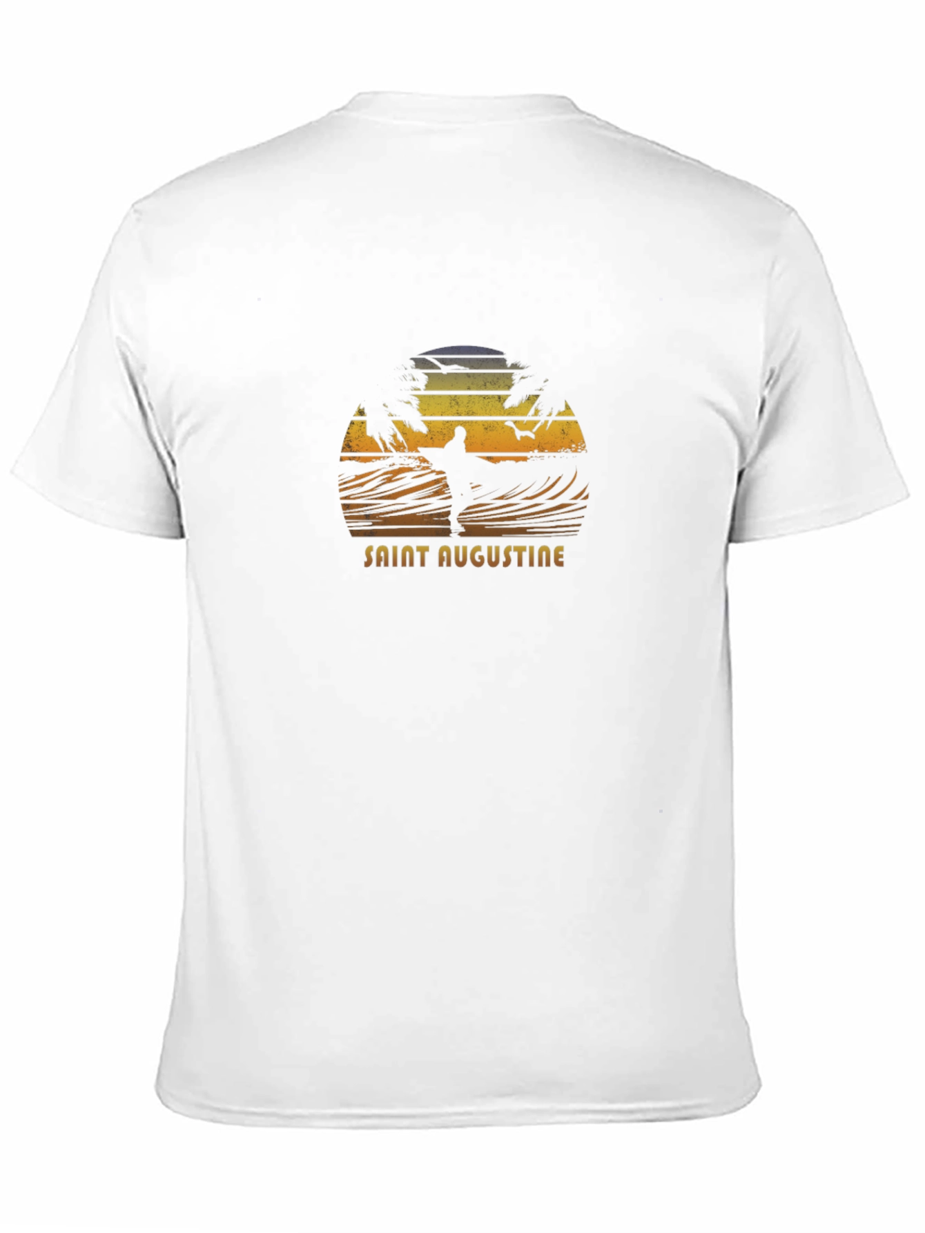 Saint Augustine Surfer Graphic T-Shirt