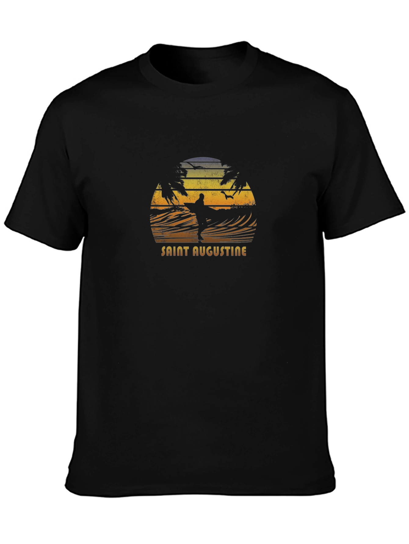 Saint Augustine Surfer Graphic T-Shirt