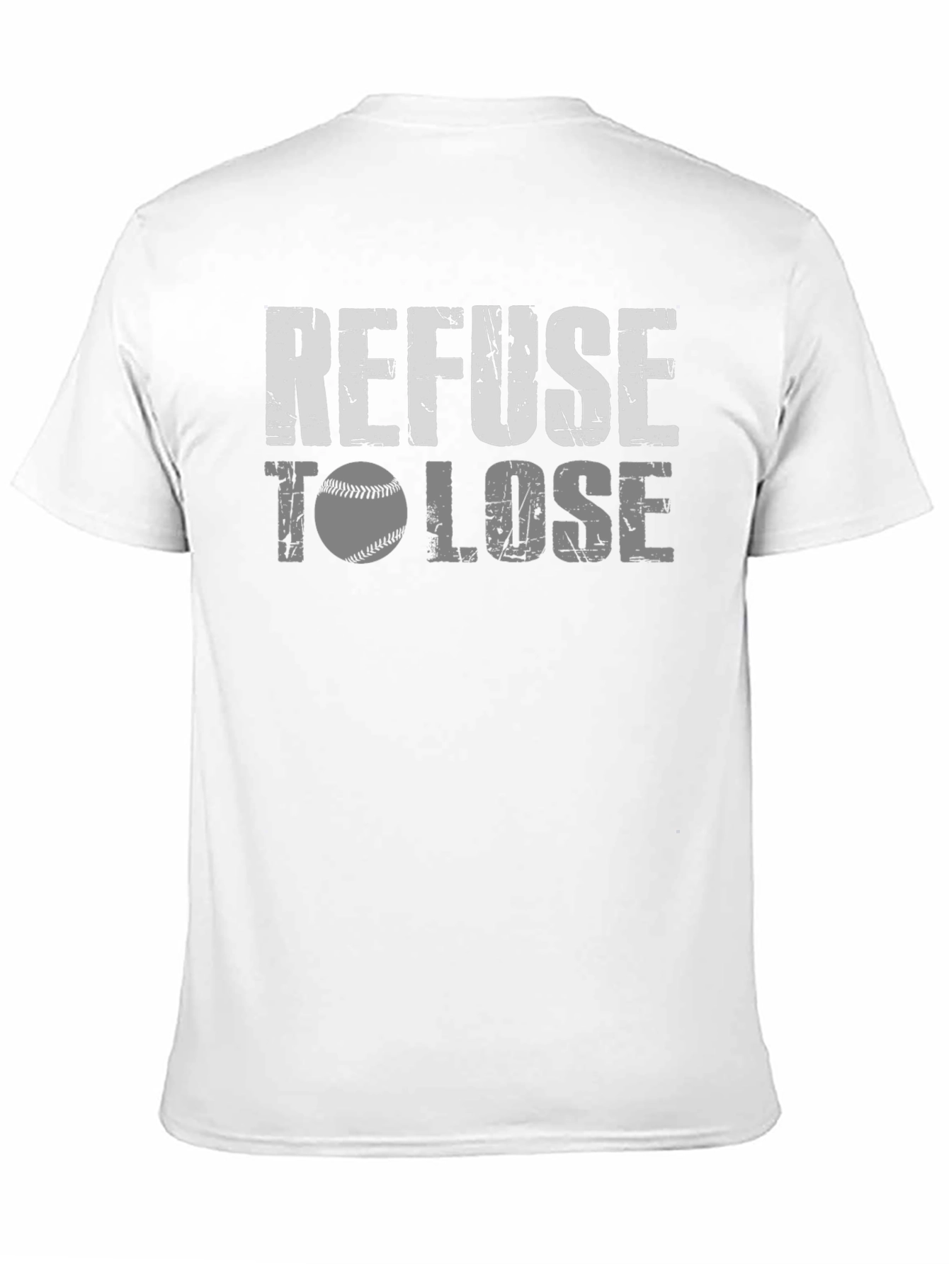Refuse To Lose Baseball Graphic T-Shirt