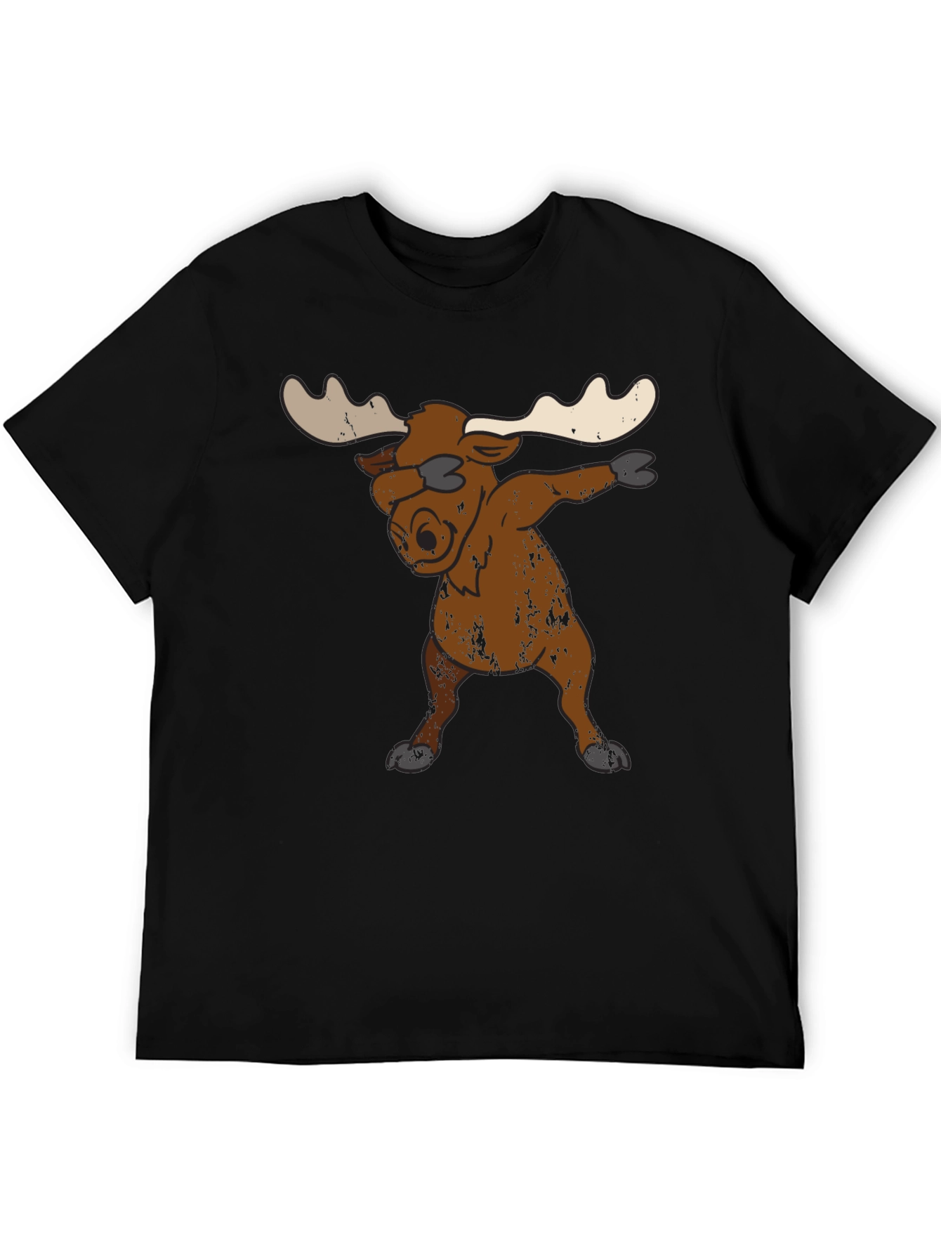 Dabbing Moose Graphic Tee - Unique Animal T-Shirt