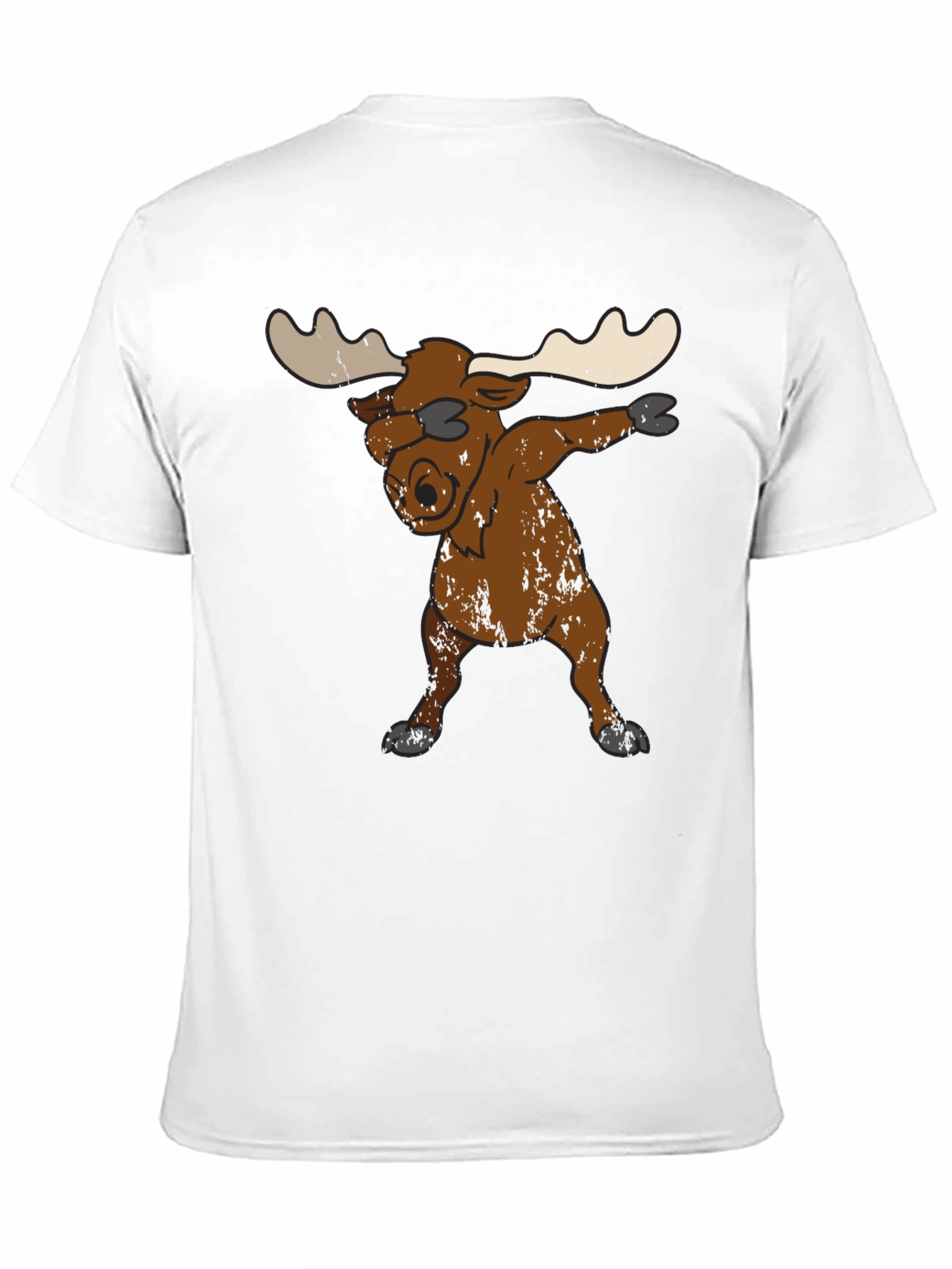 Dabbing Moose Graphic Tee - Unique Animal T-Shirt