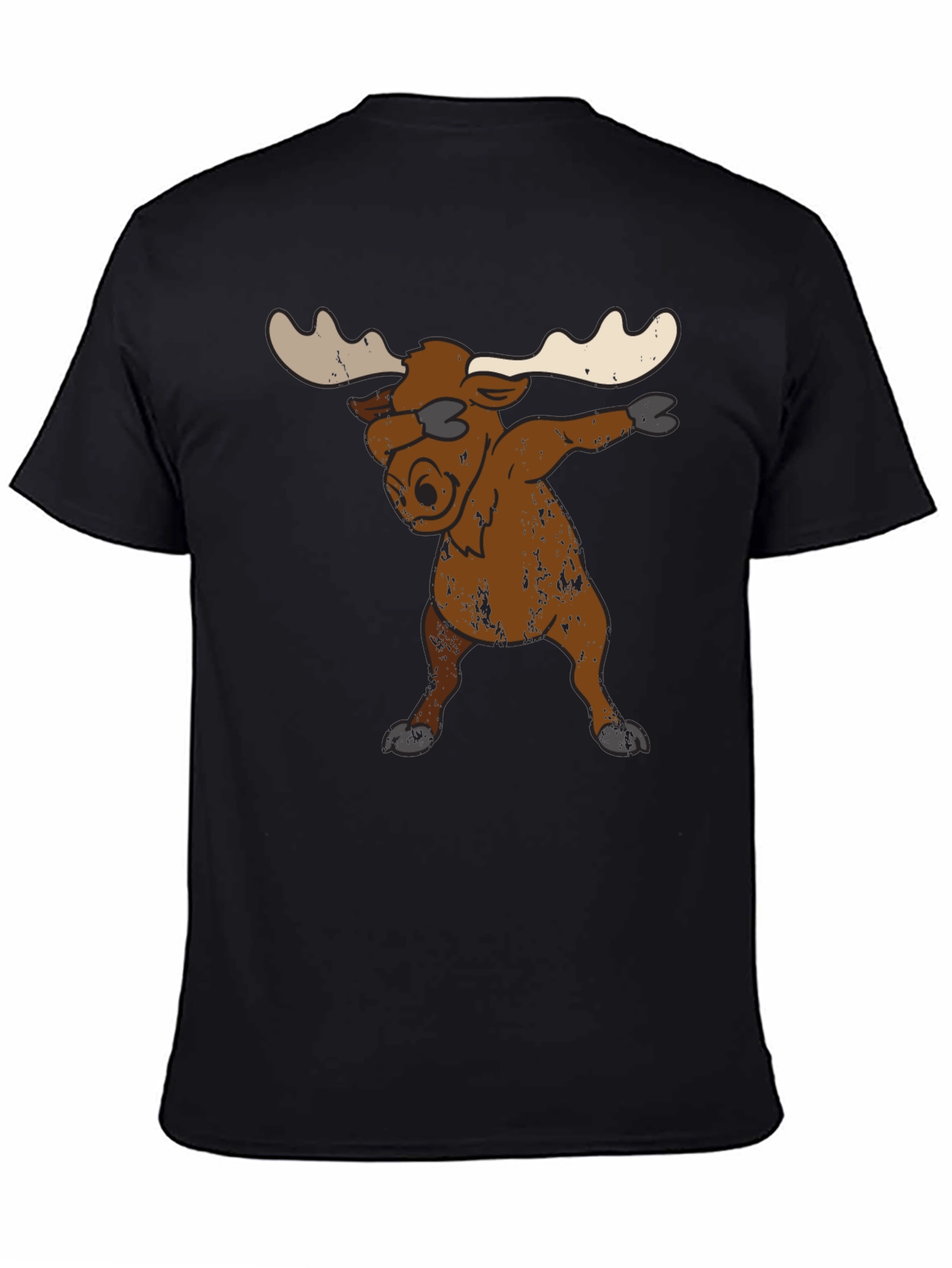 Dabbing Moose Graphic Tee - Unique Animal T-Shirt