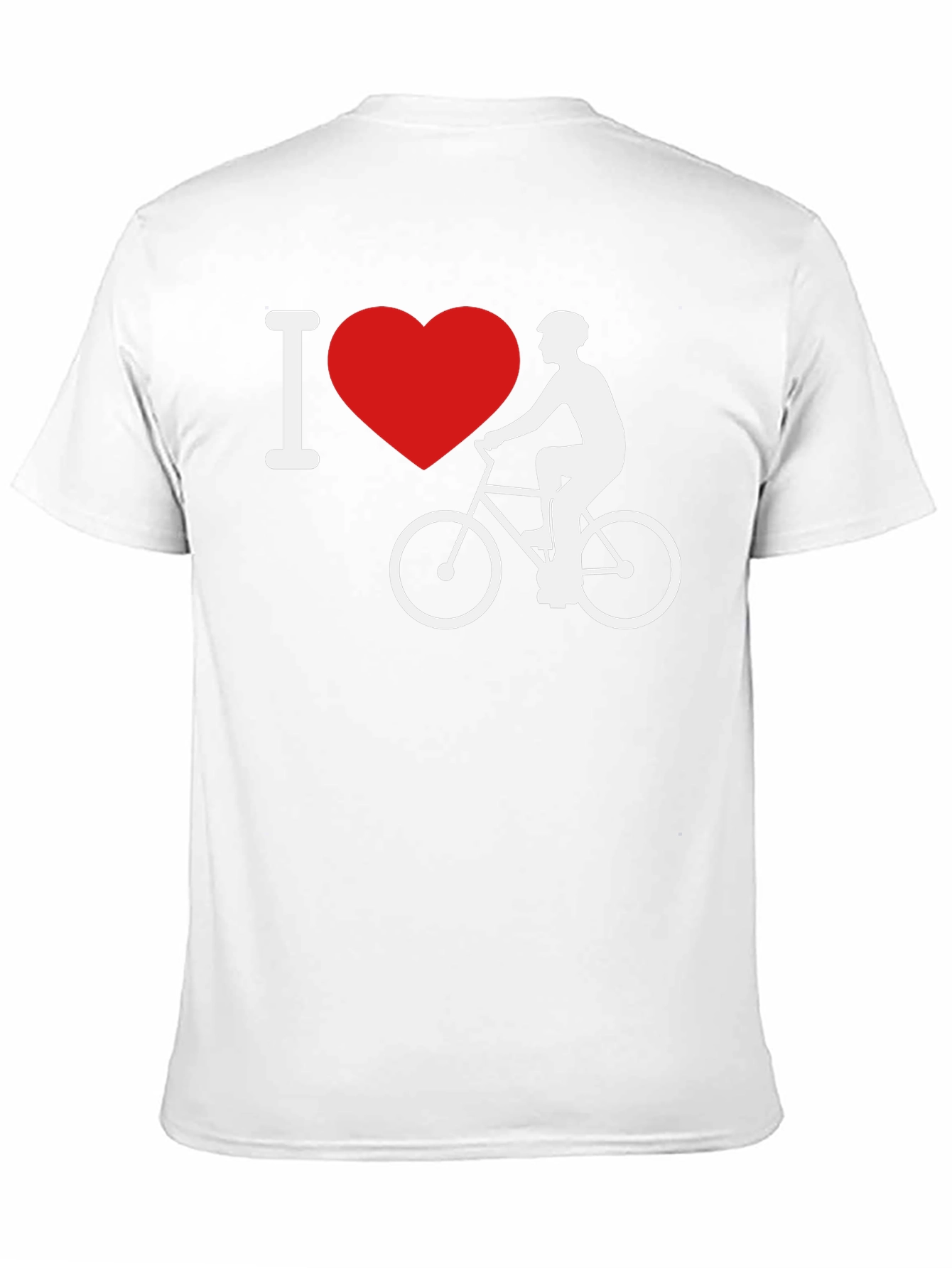 I Love Cycling T-Shirt - Black Cotton Tee