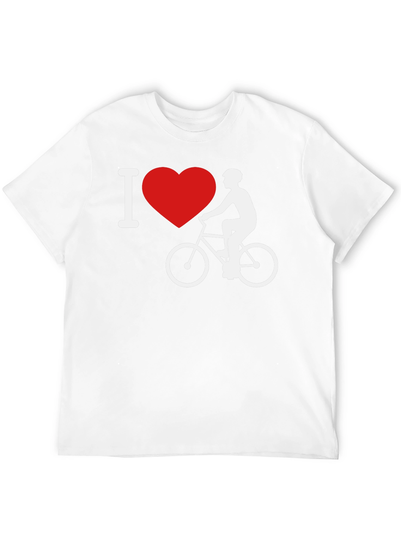 I Love Cycling T-Shirt - Black Cotton Tee