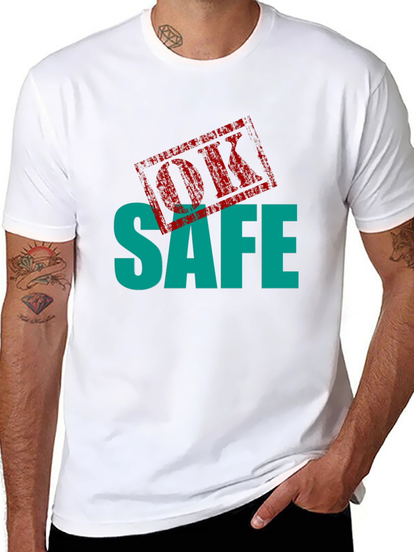 OK Safe Graphic Tee - Black