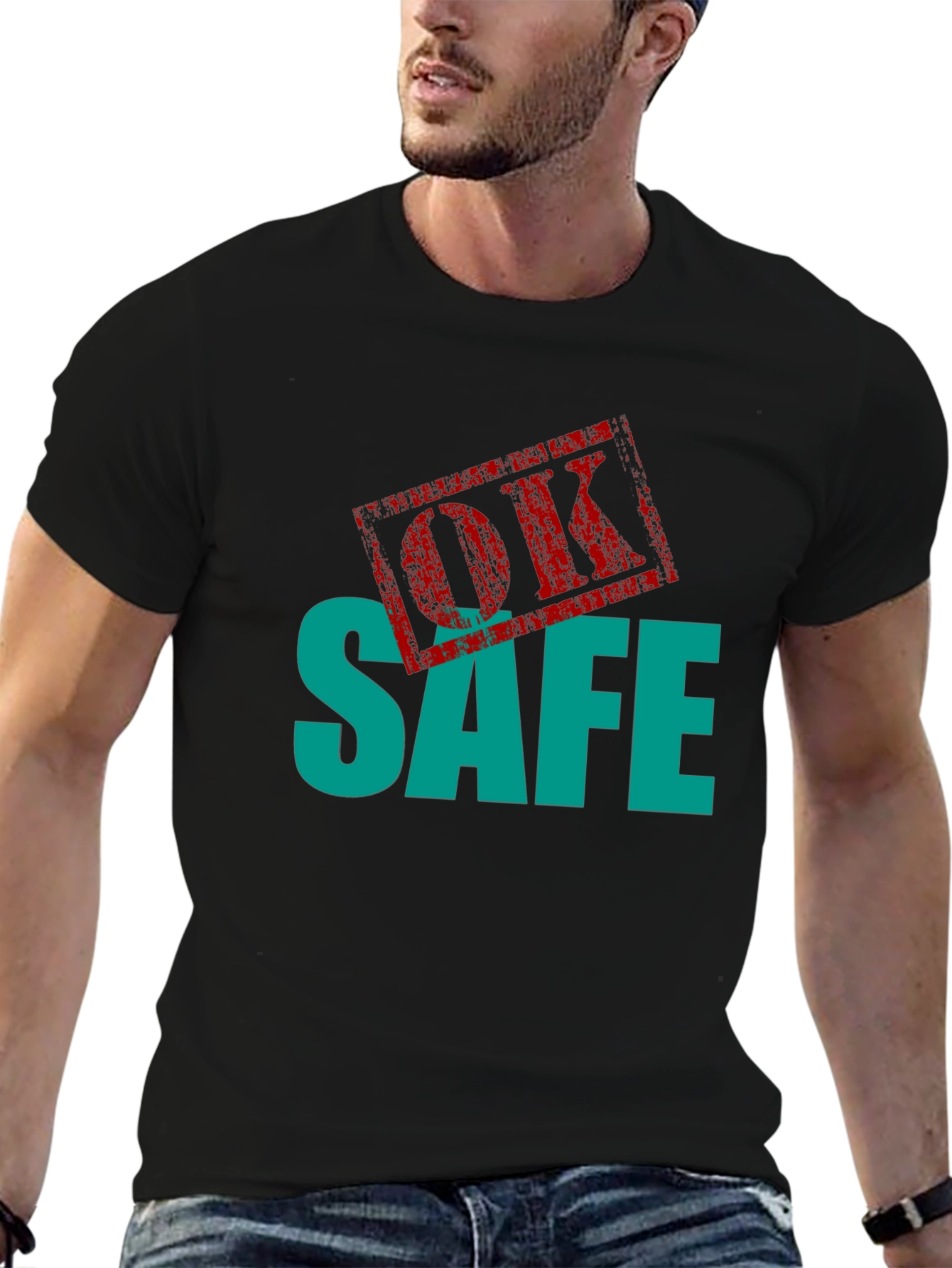OK Safe Graphic Tee - Black