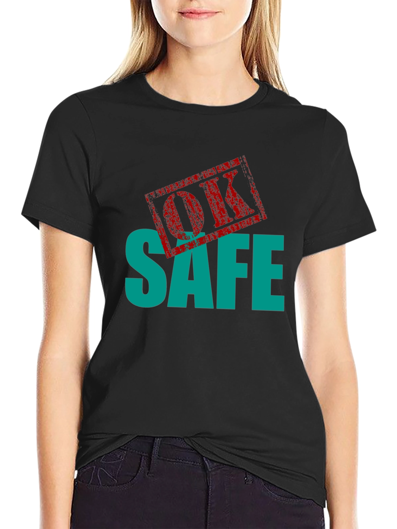OK Safe Graphic Tee - Black