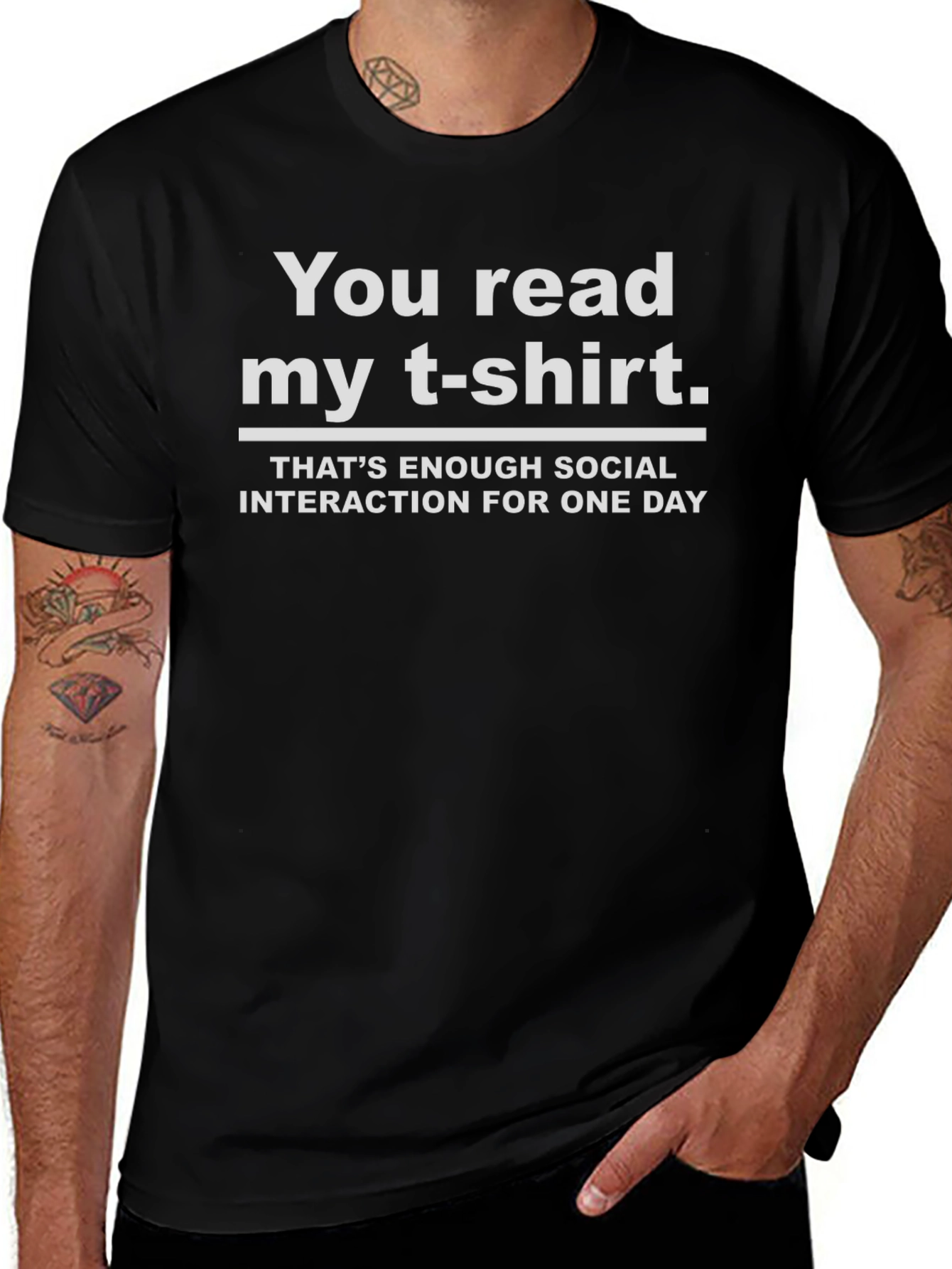 Funny Sarcastic T-Shirt - You Read My T-Shirt