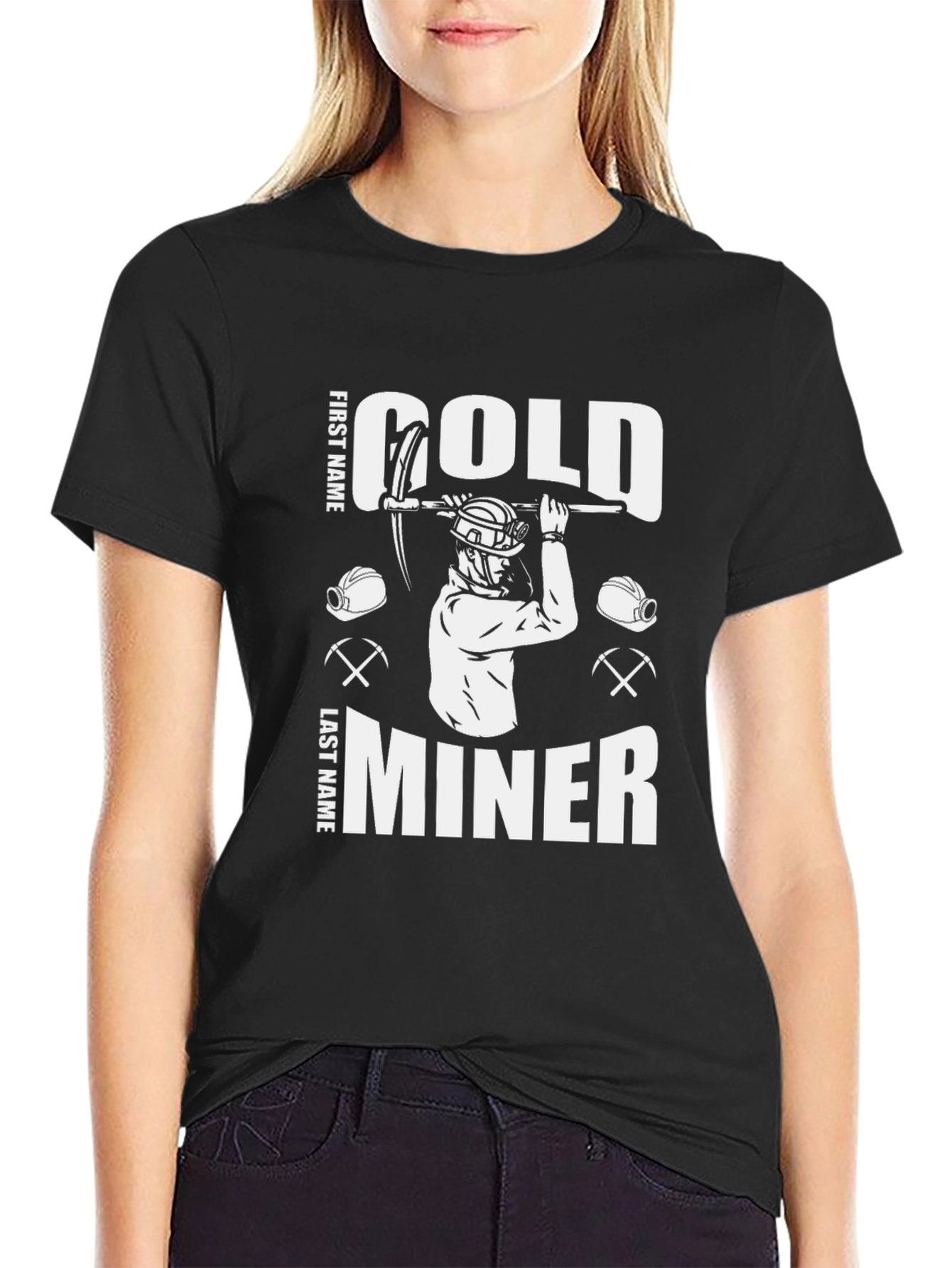 Gold Miner Graphic T-Shirt - Novelty Tee