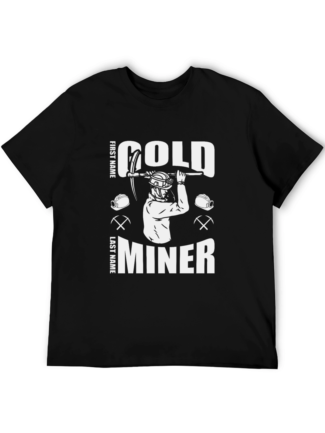 Gold Miner Graphic T-Shirt - Novelty Tee