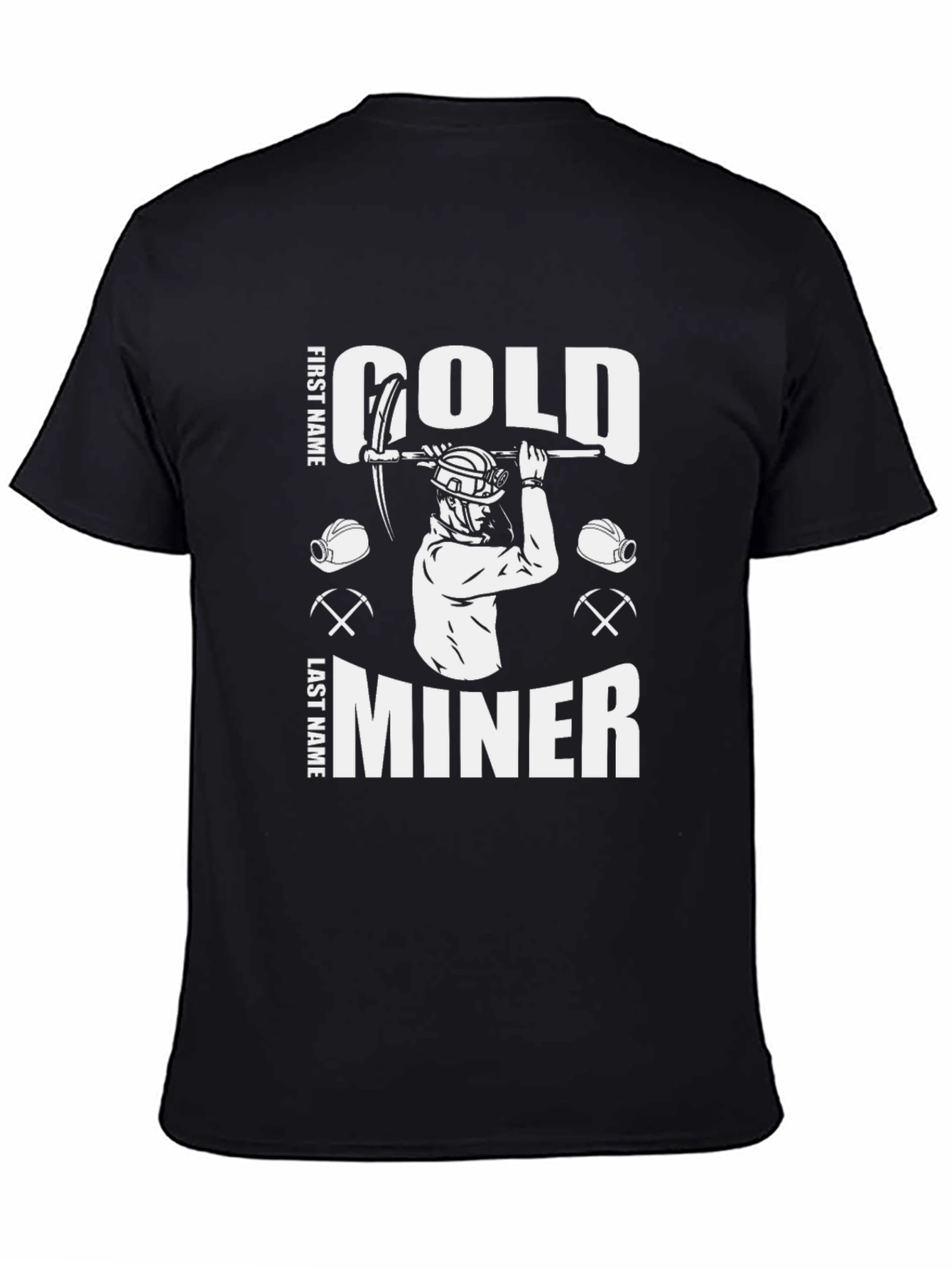 Gold Miner Graphic T-Shirt - Novelty Tee