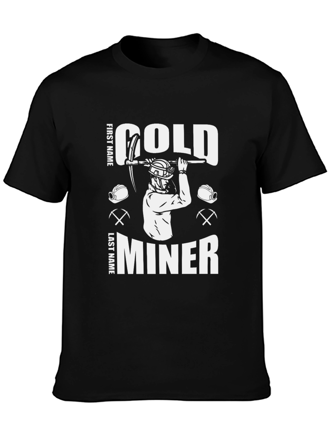 Gold Miner Graphic T-Shirt - Novelty Tee