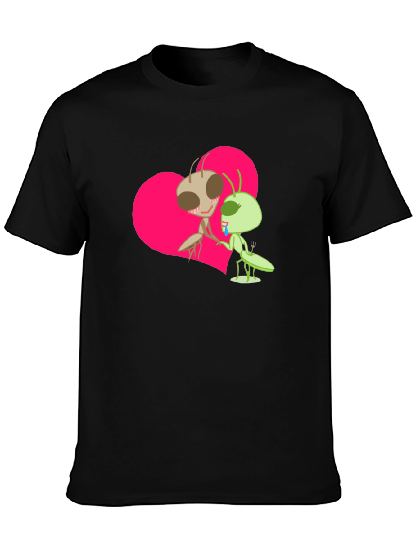 Cartoon Ants In Love Graphic Tee