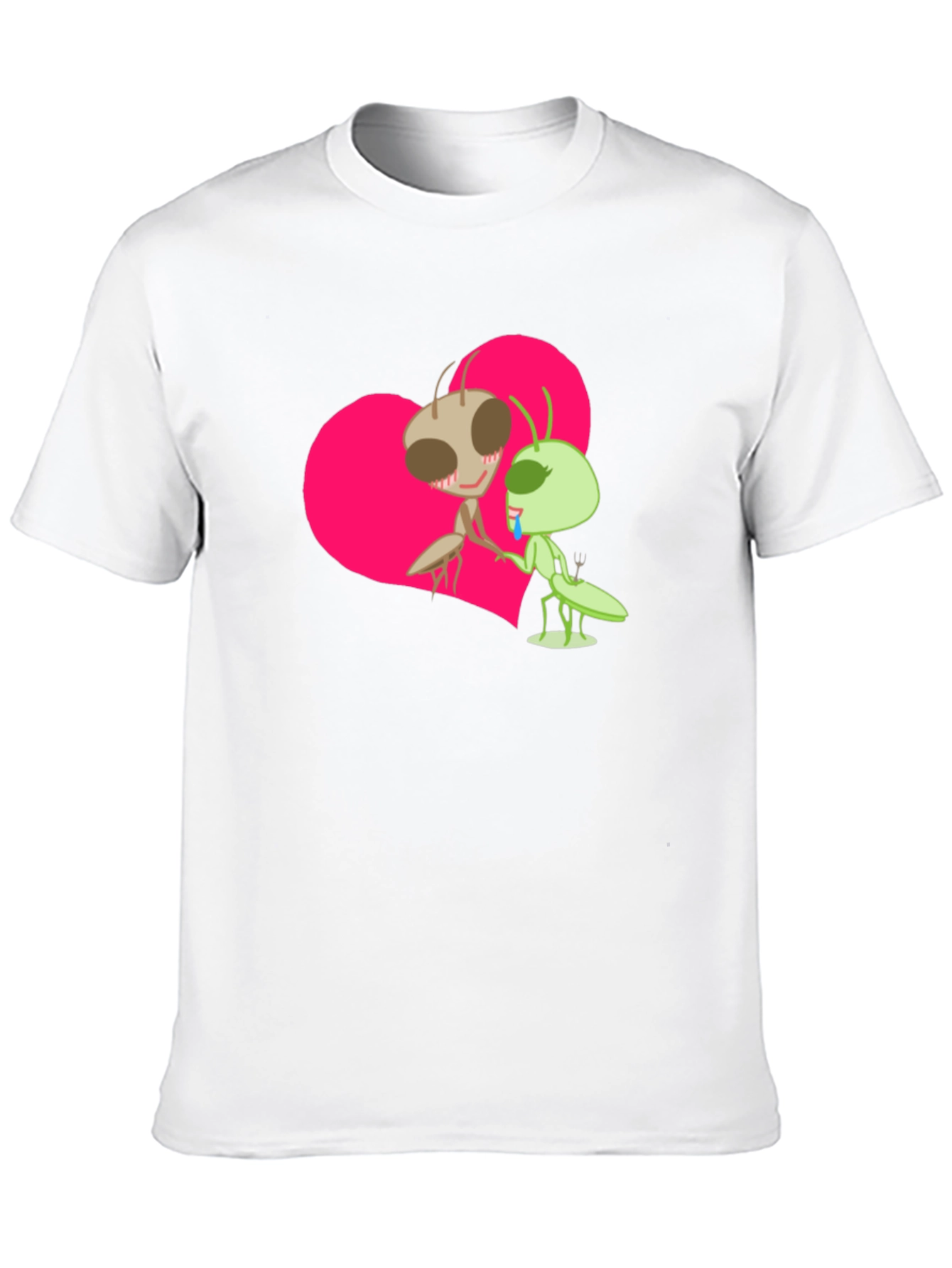 Cartoon Ants In Love Graphic Tee