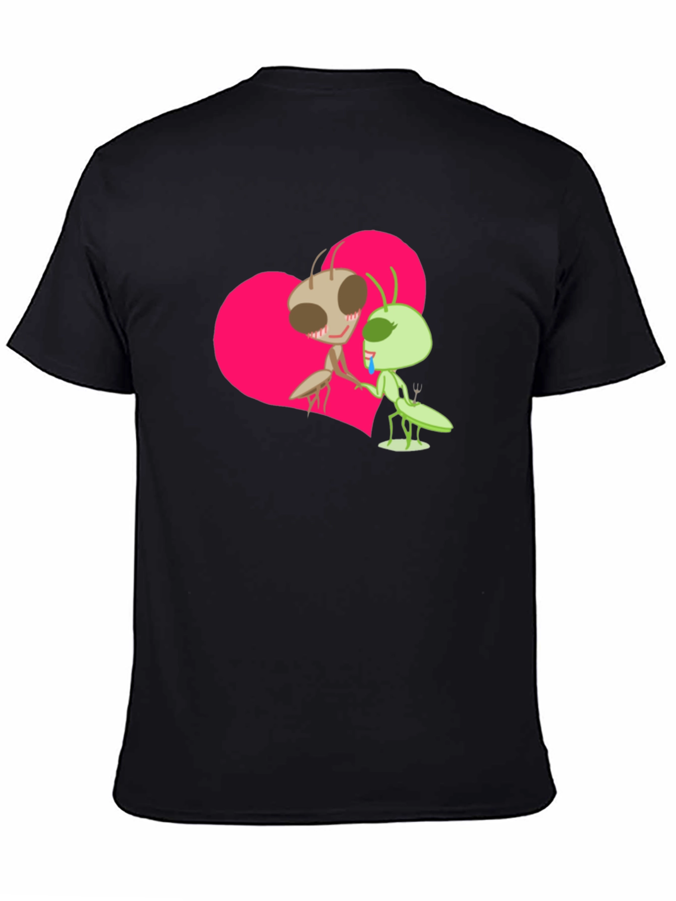 Cartoon Ants In Love Graphic Tee