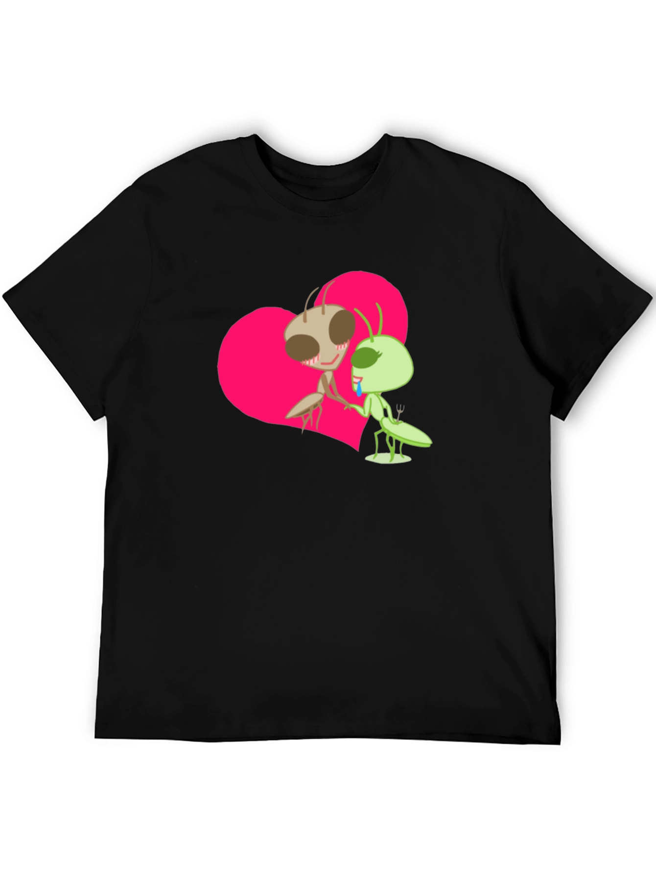 Cartoon Ants In Love Graphic Tee