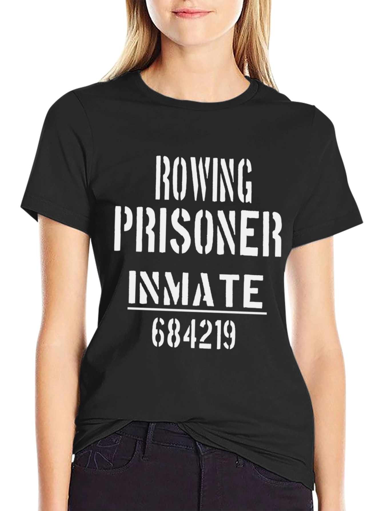 Rowing Prisoner Inmate T-Shirt - Funny Rowing Tee