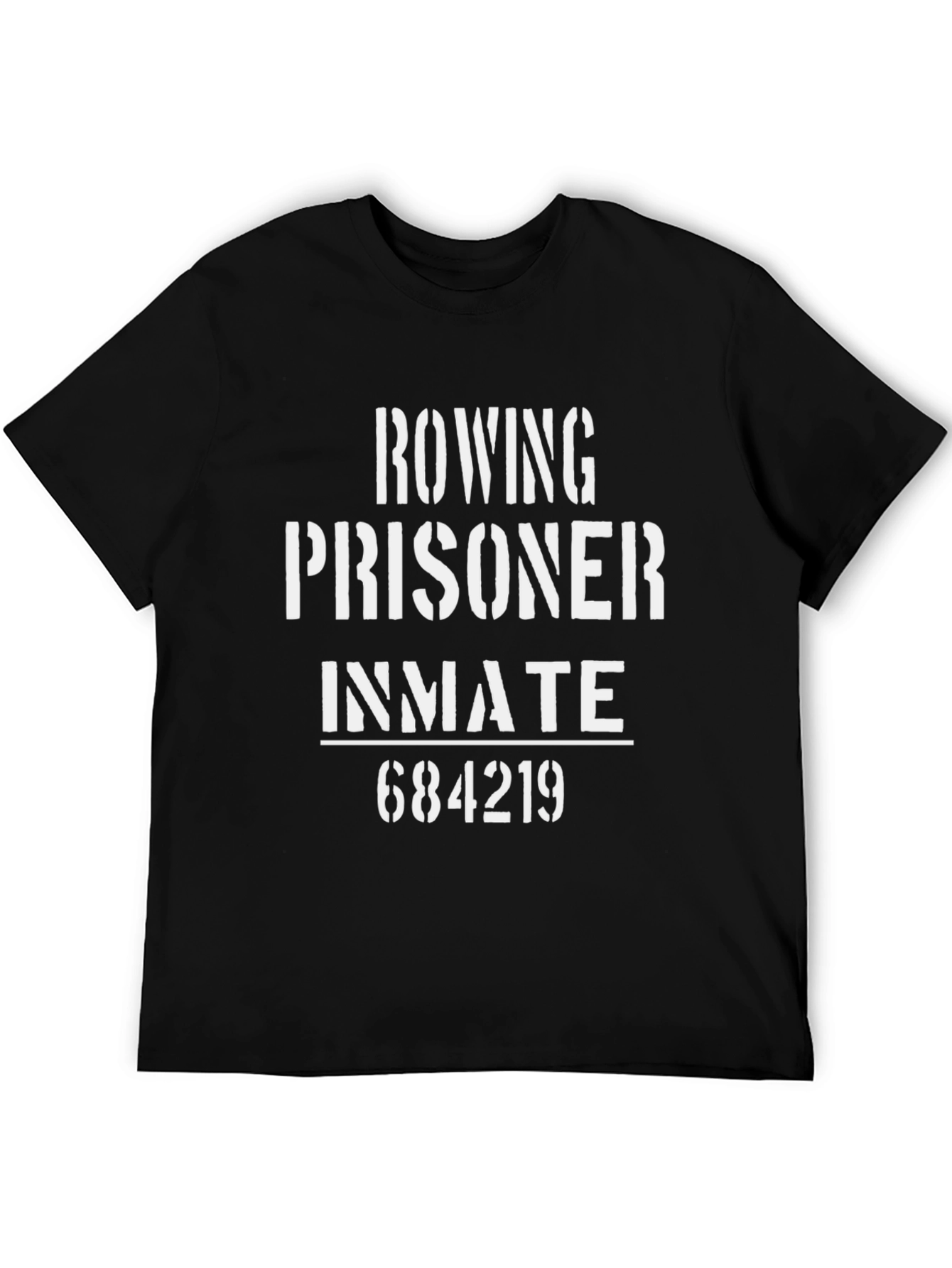 Rowing Prisoner Inmate T-Shirt - Funny Rowing Tee