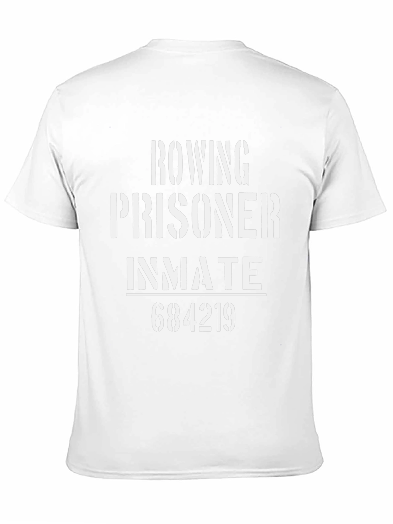 Rowing Prisoner Inmate T-Shirt - Funny Rowing Tee