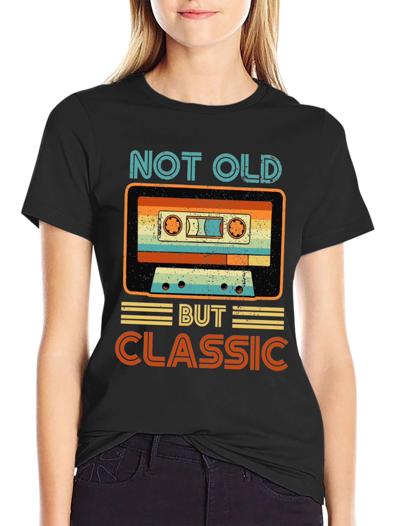 Not Old But Classic Retro Cassette Tape T-Shirt