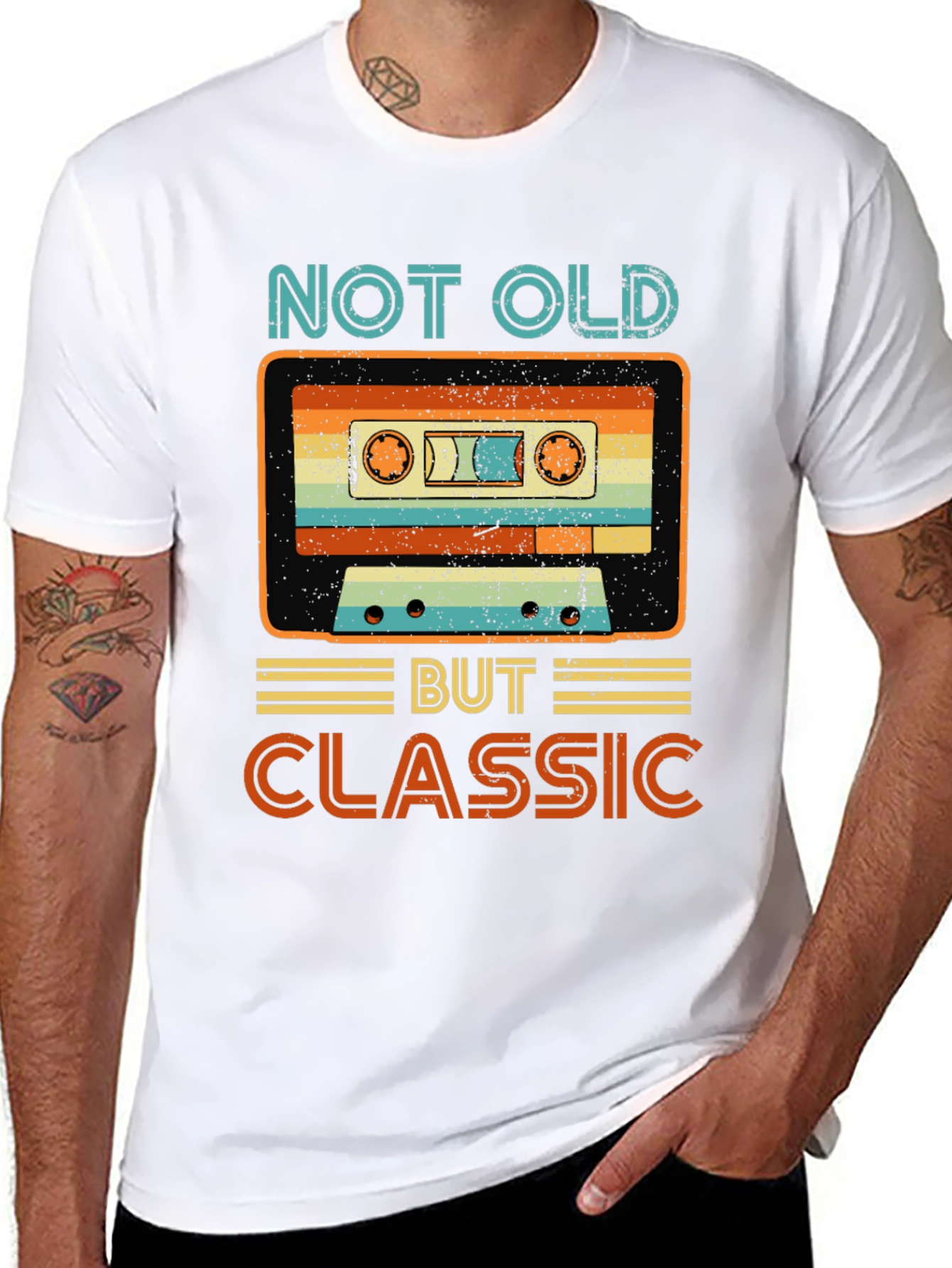 Not Old But Classic Retro Cassette Tape T-Shirt