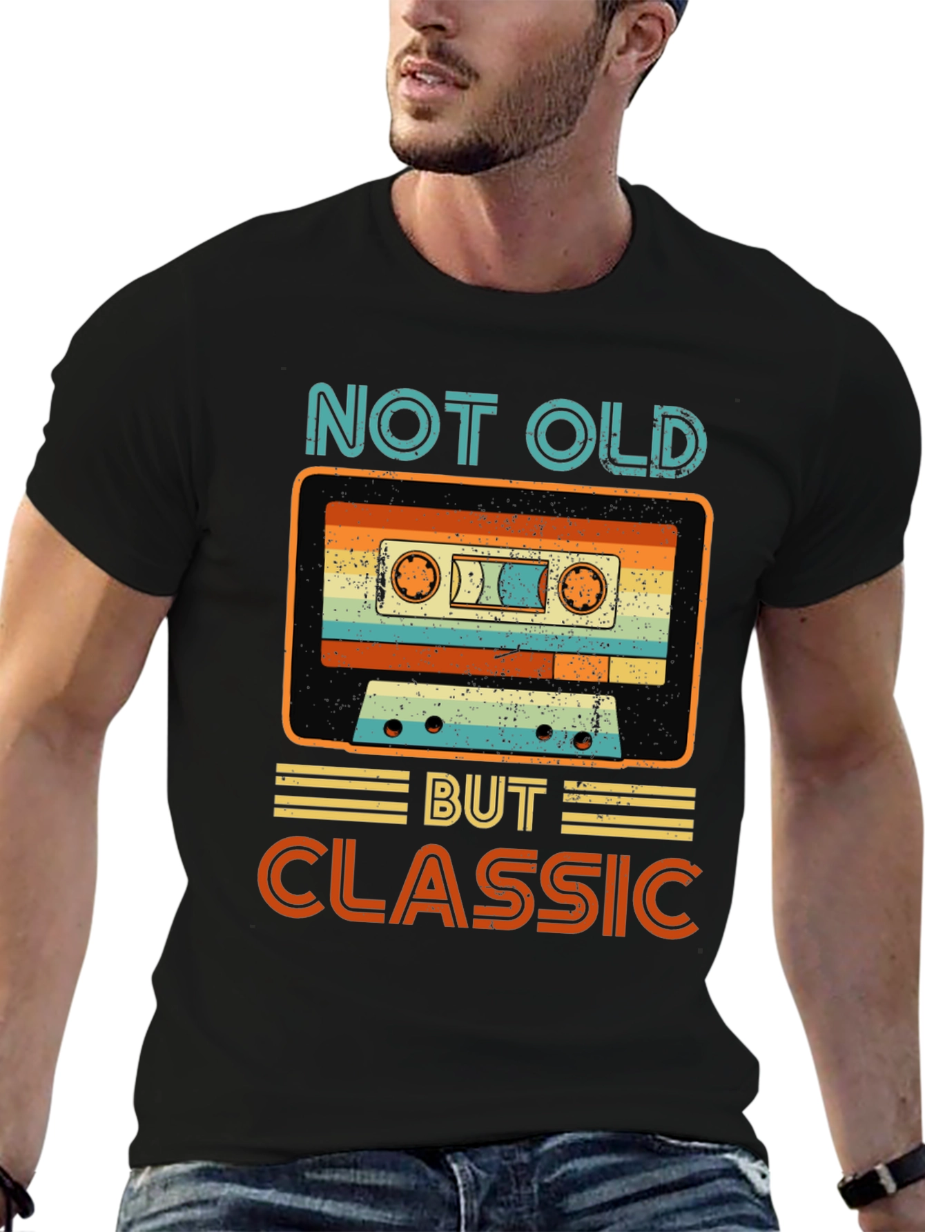 Not Old But Classic Retro Cassette Tape T-Shirt
