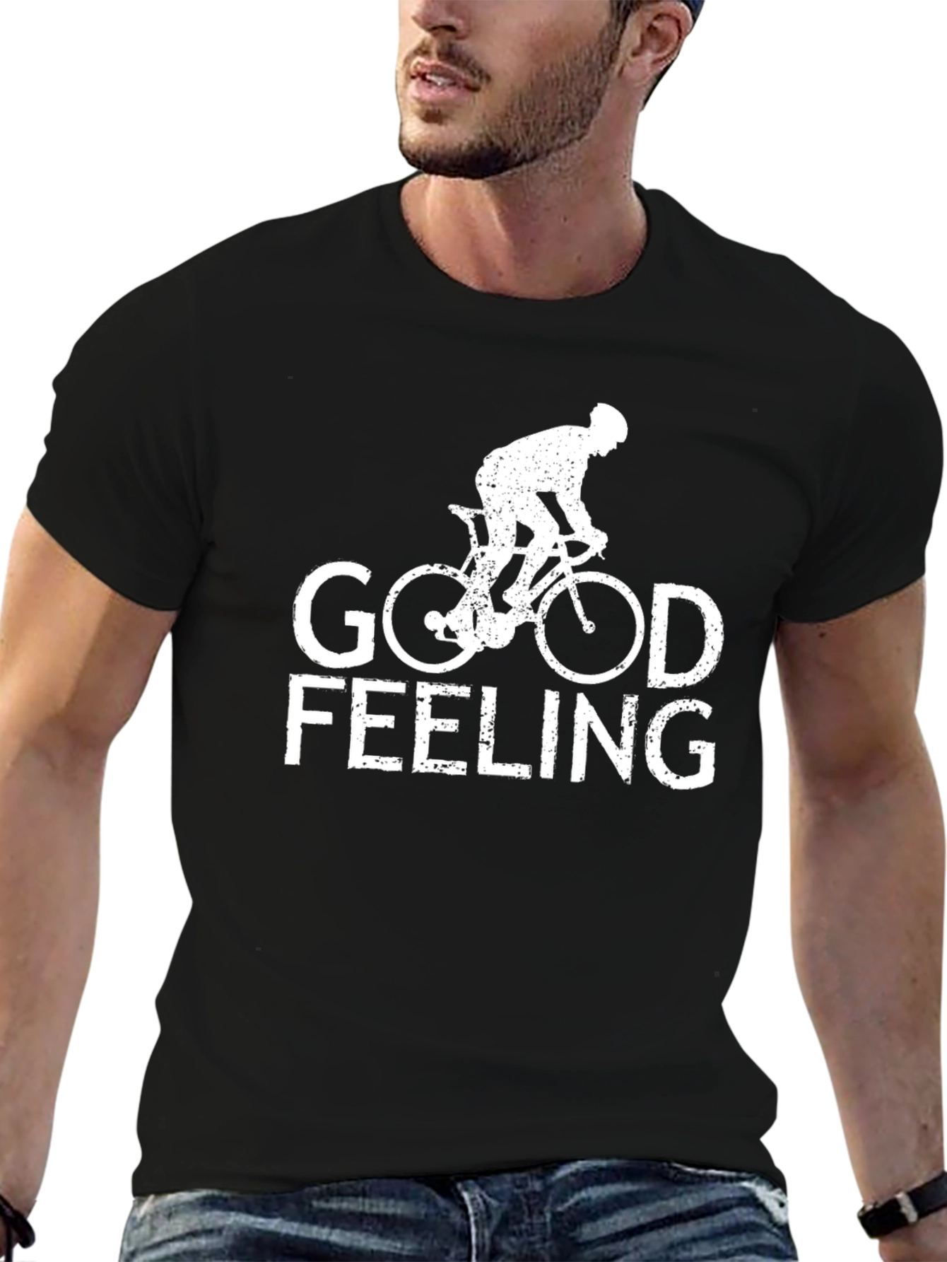 Good Feeling Cycling Graphic T-Shirt